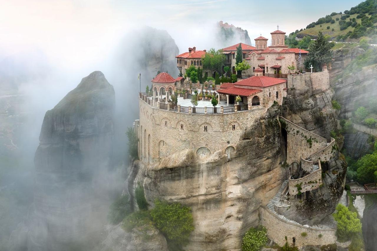 Athens to Meteora: Full-Day Trip with Monastery Visits, Caves & Coastal Stops