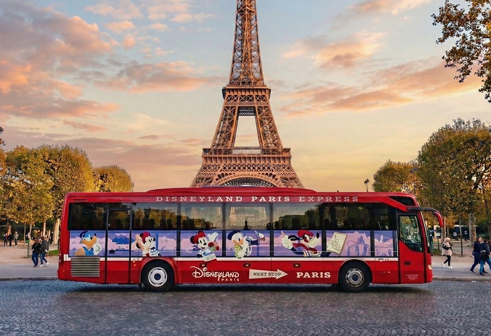 Disneyland Paris Entry & Shuttle from Central Paris