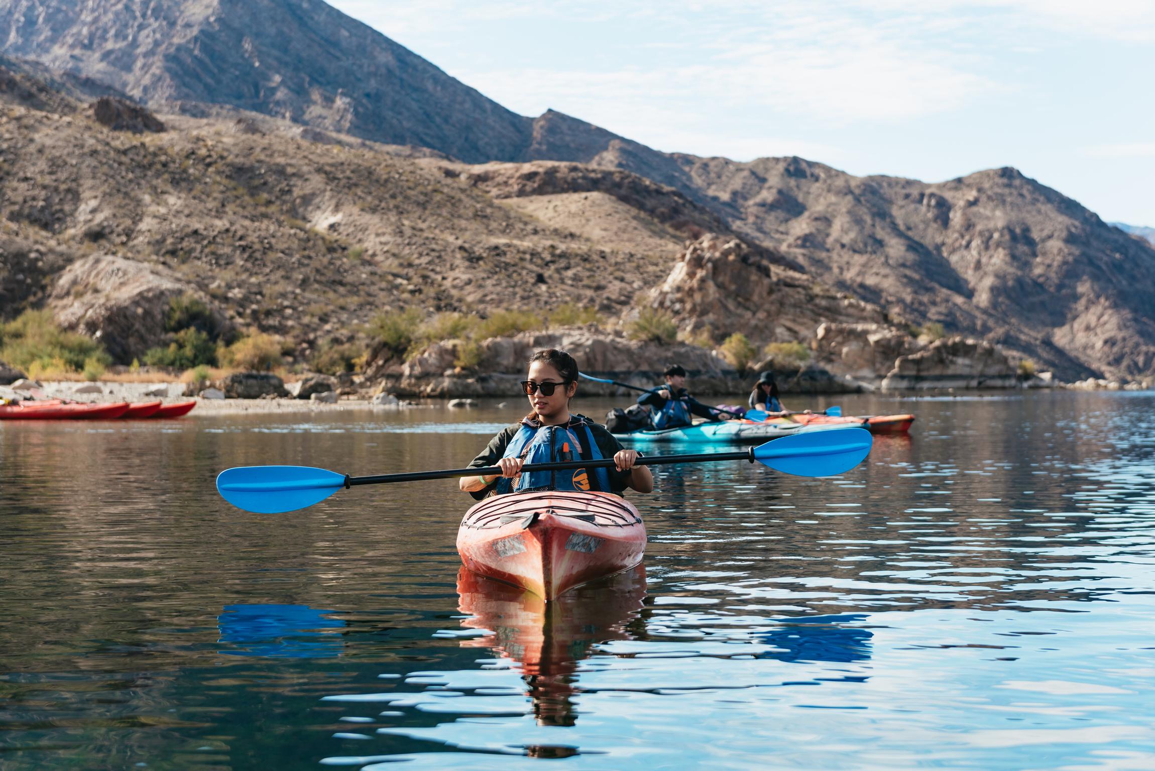 Las Vegas: Guided Colorado River Kayaking to Emerald Cave