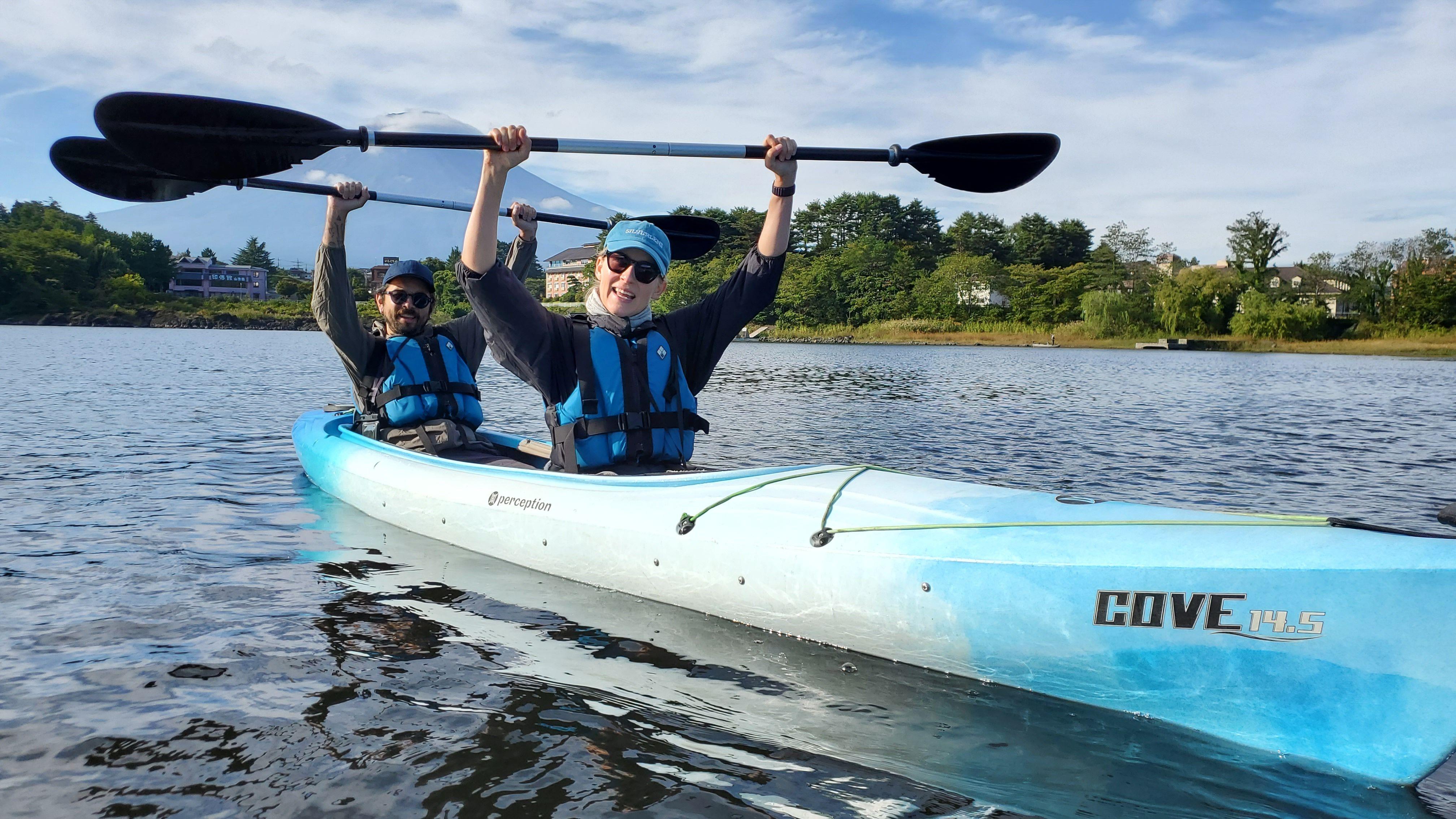 Early Morning Kayaking & Coffee on Lake Kawaguchiko