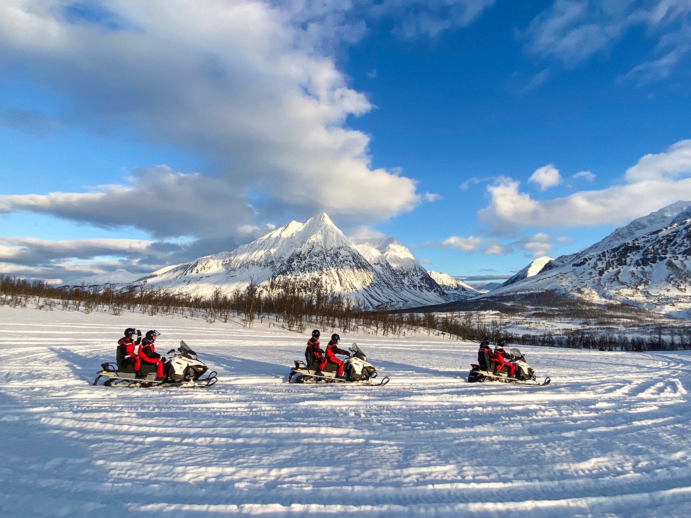 Lyngen Alps Snowmobile Safari from Tromsø