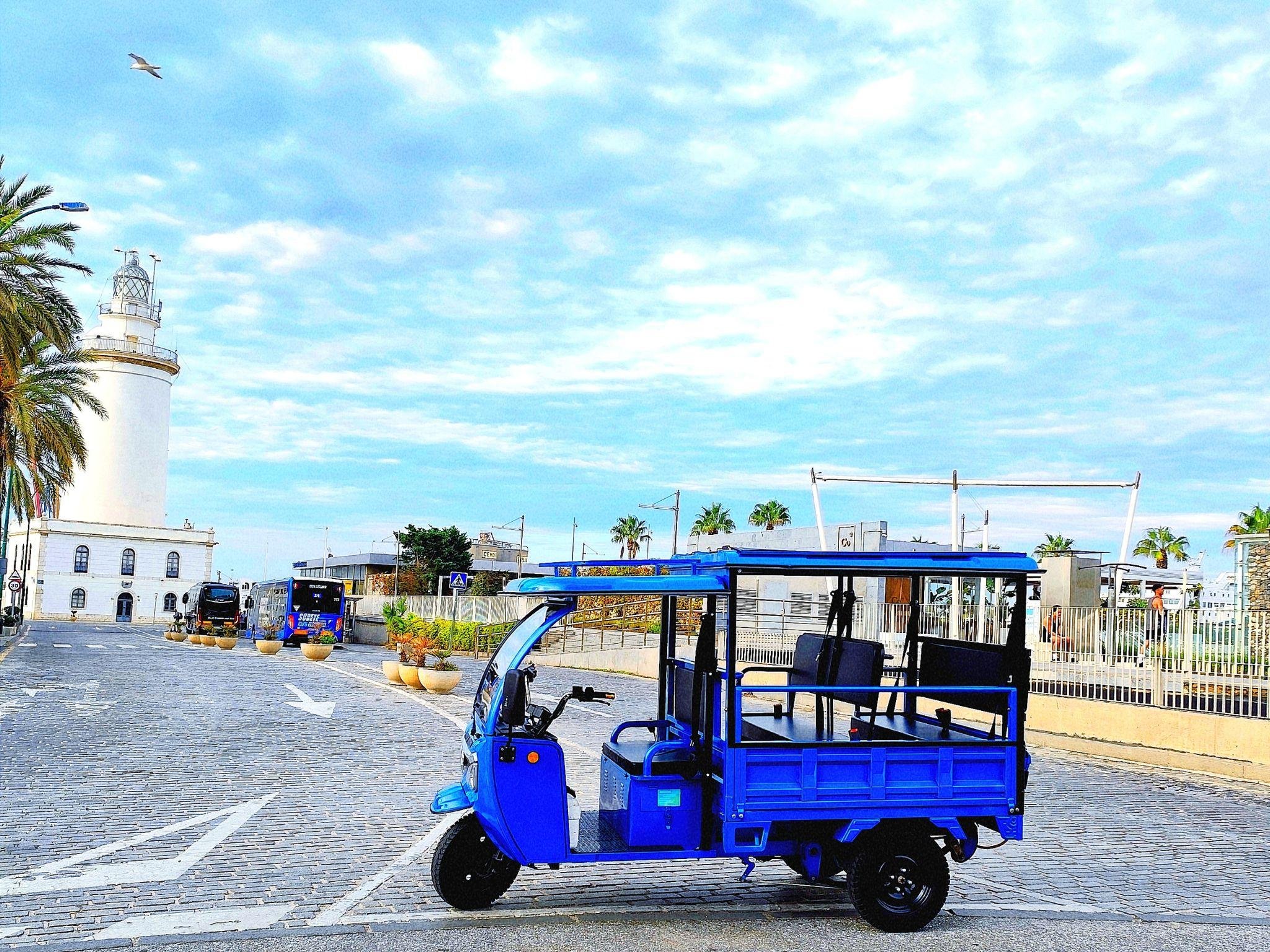 Málaga Electric Tuk Tuk Sightseeing Tour