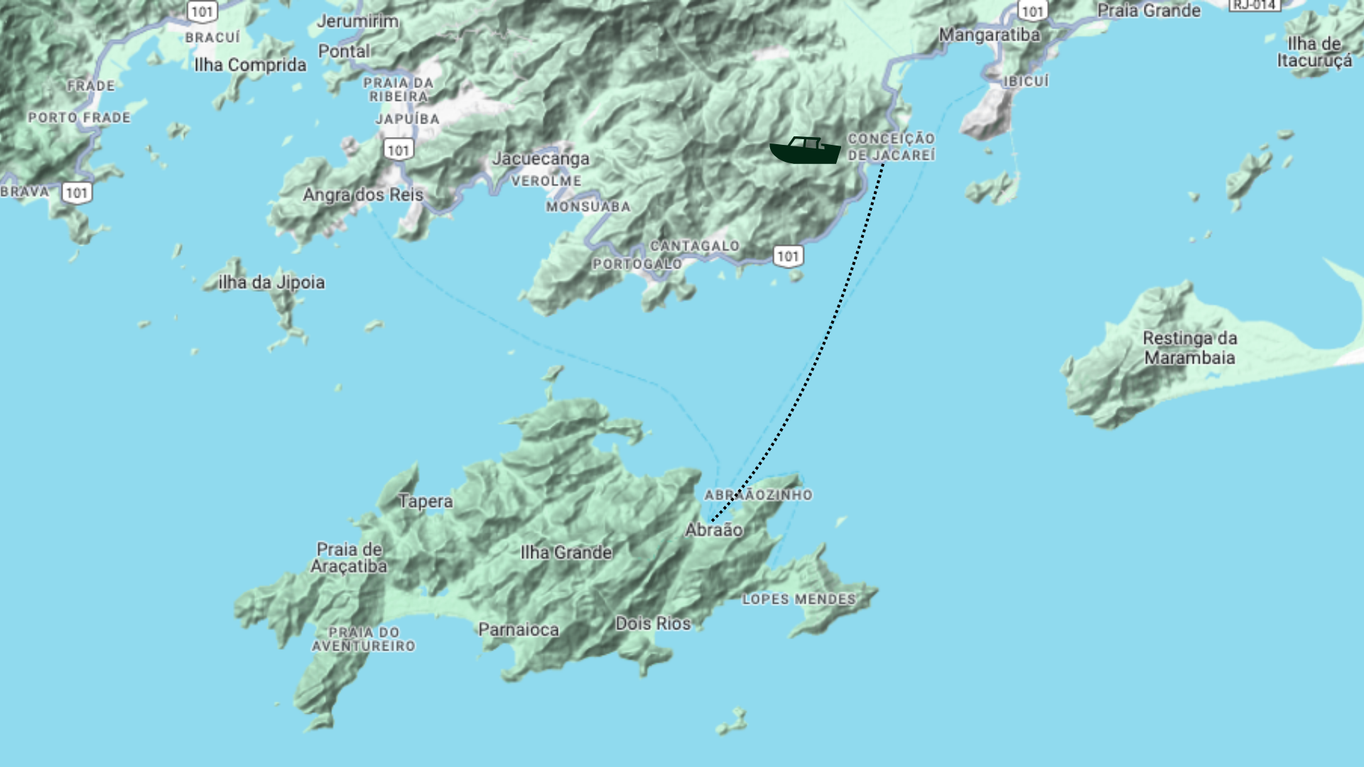 Rio de Janeiro to Ilha Grande: Shared Transfer & Speedboat Ticket