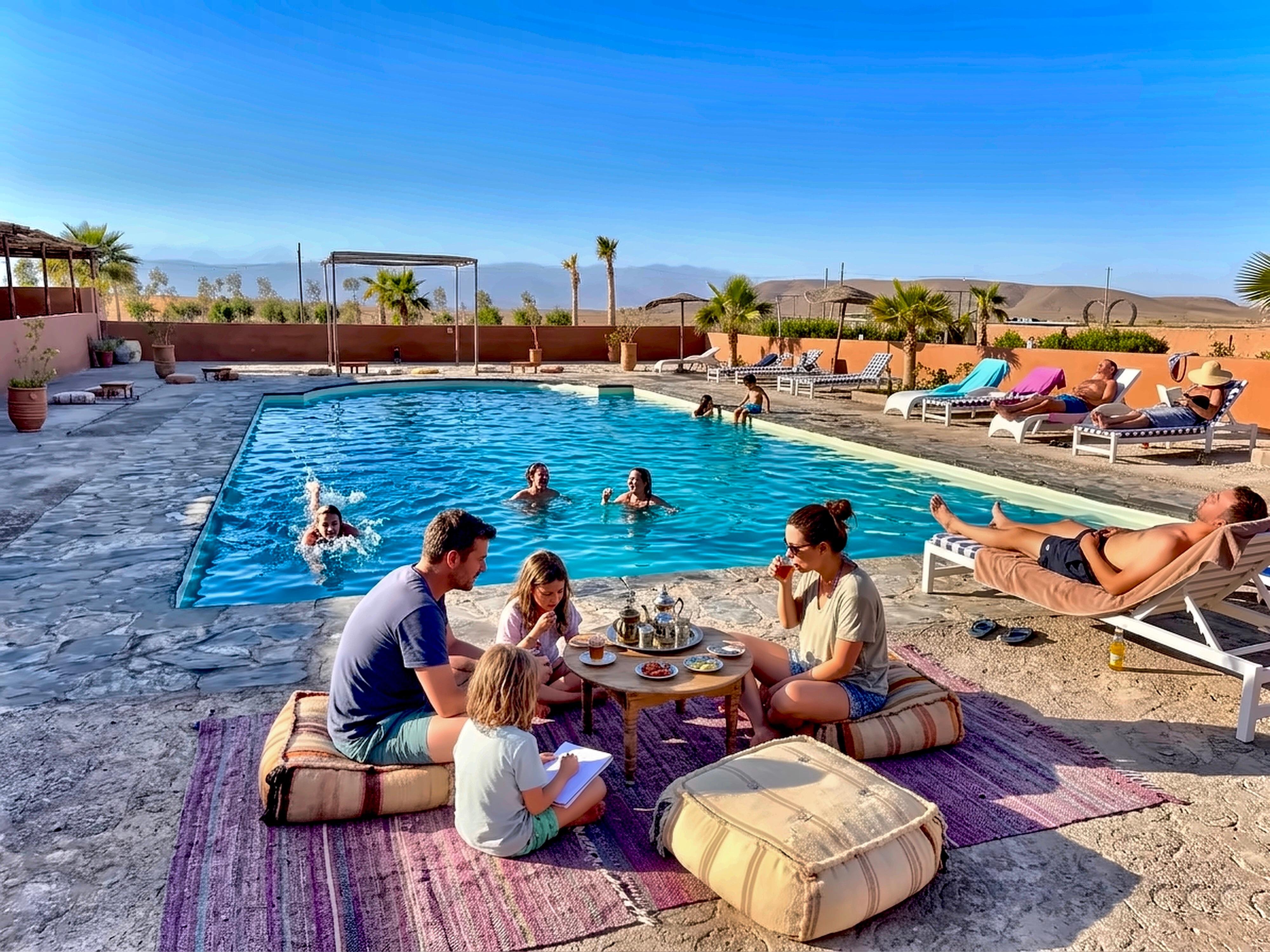 Agafay Desert Day Trip: Quad Biking, Camel Ride, Lunch & Pool