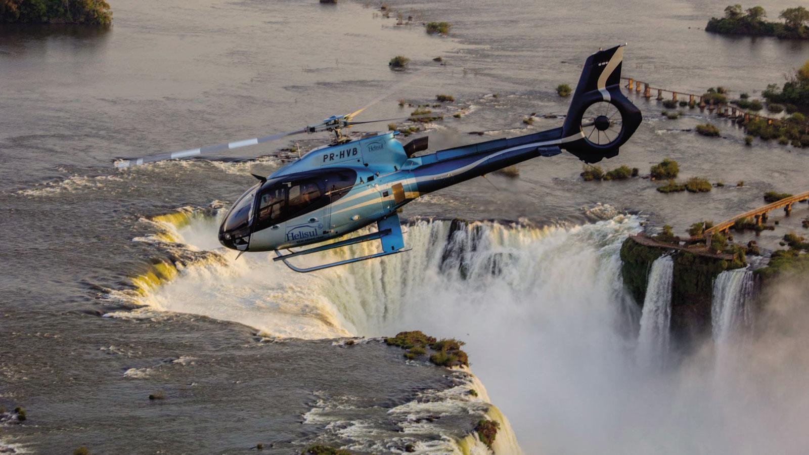 Iguazu Falls Helicopter Flight with Hotel Transfer