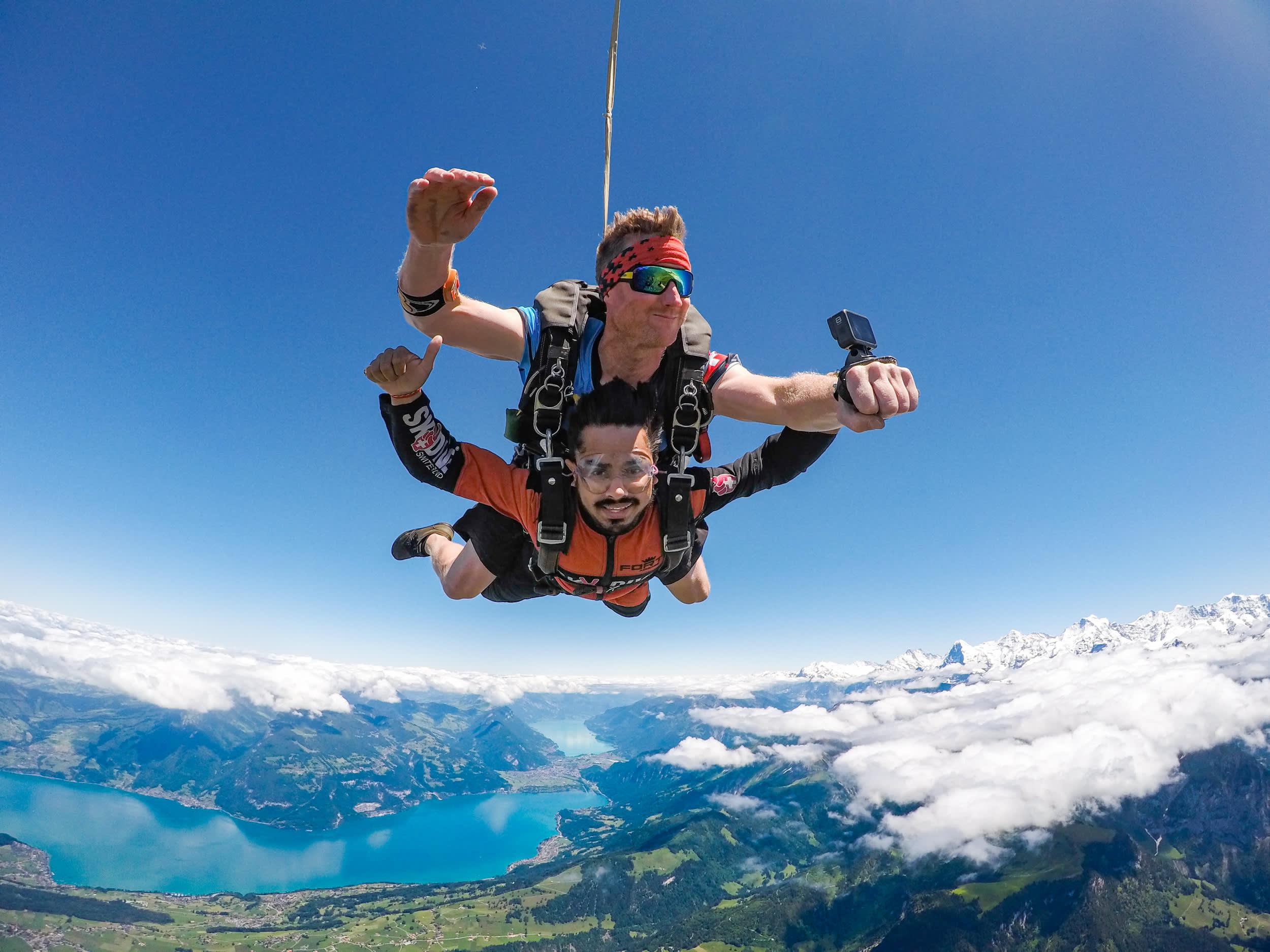 Swiss Alps Tandem Skydive from Interlaken