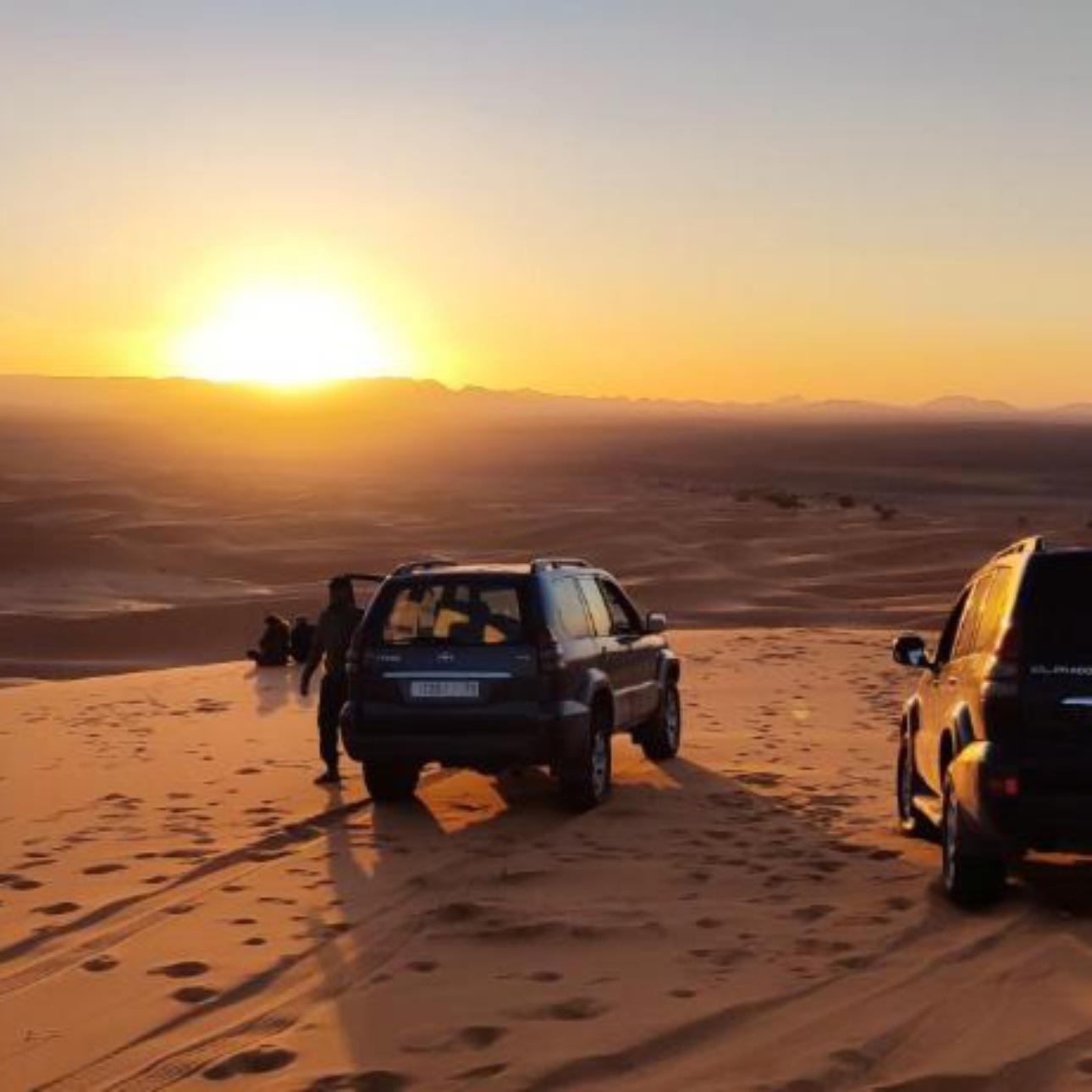 Merzouga Erg Chebbi Sunrise or Sunset 4x4 Desert Adventure