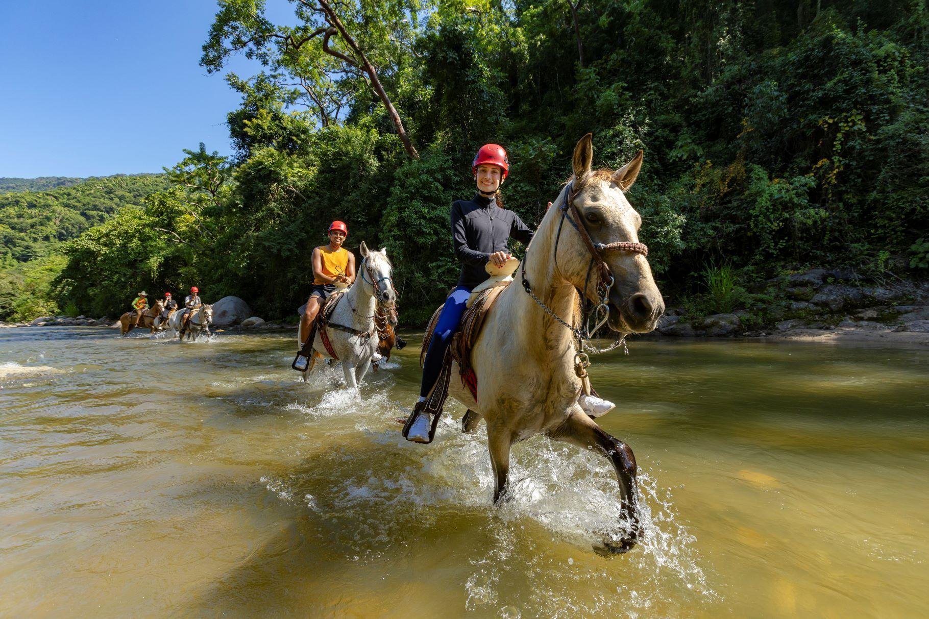 Sierra Madre Horseback Adventure with Jorullo Bridge & Waterfall