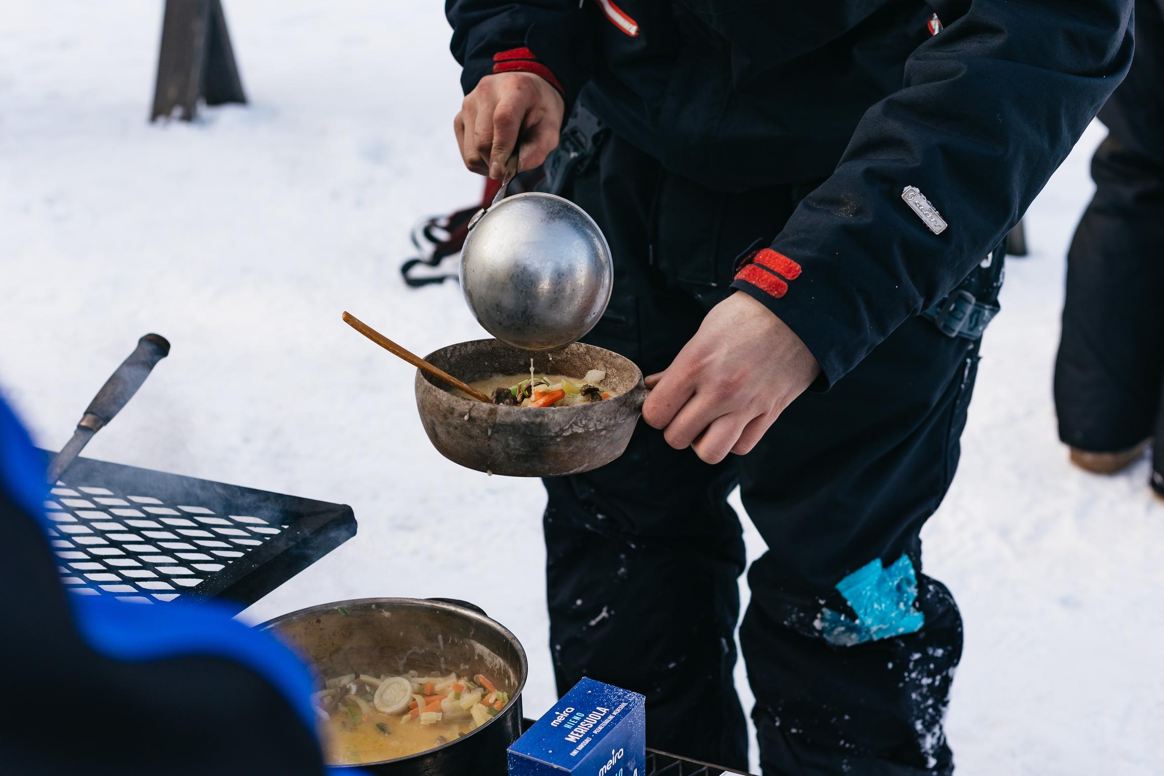 Rovaniemi Snowmobile & Ice Fishing Adventure with Campfire Lunch
