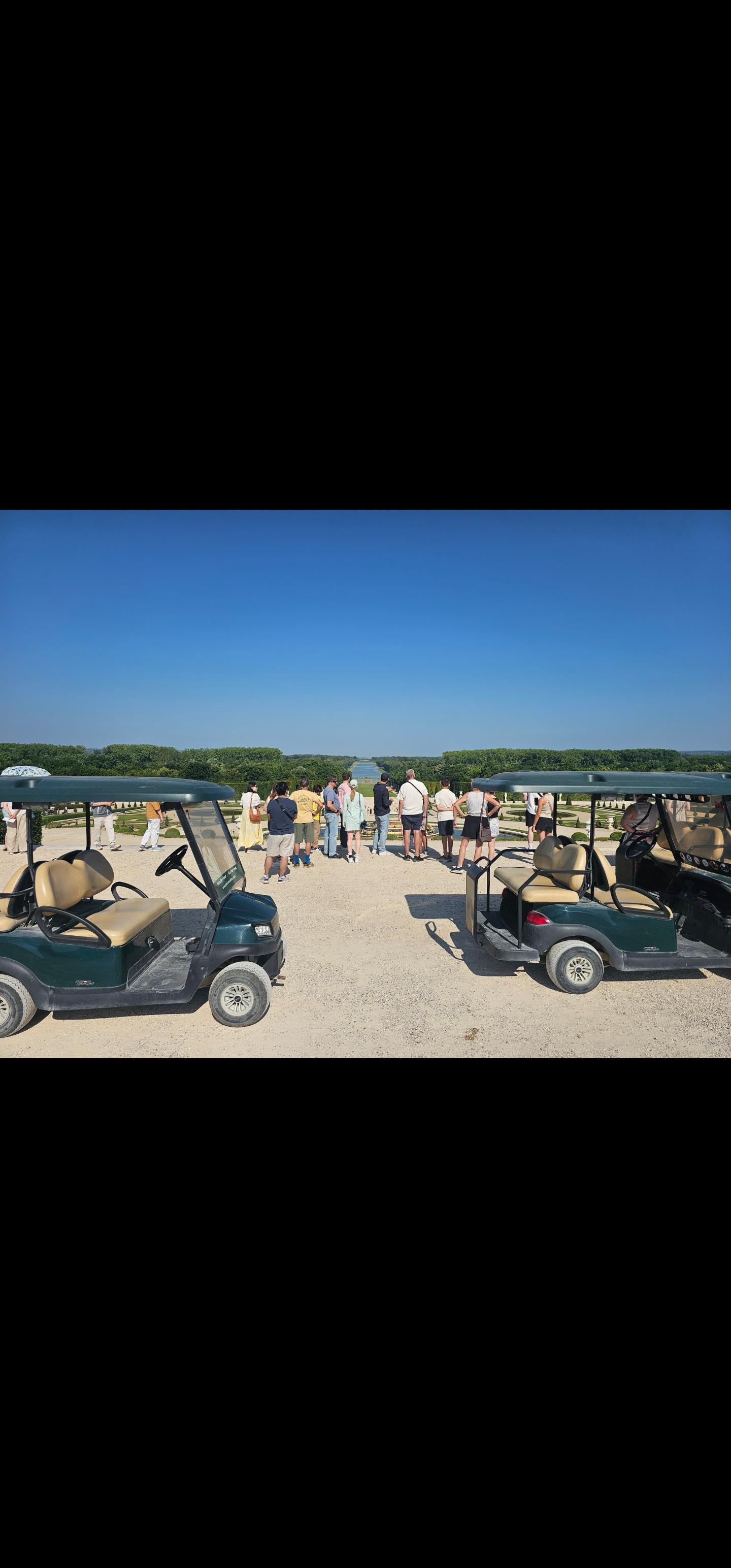 Versailles: Golfcarts & Bikes Guided Tour, Hamlet+Fountains