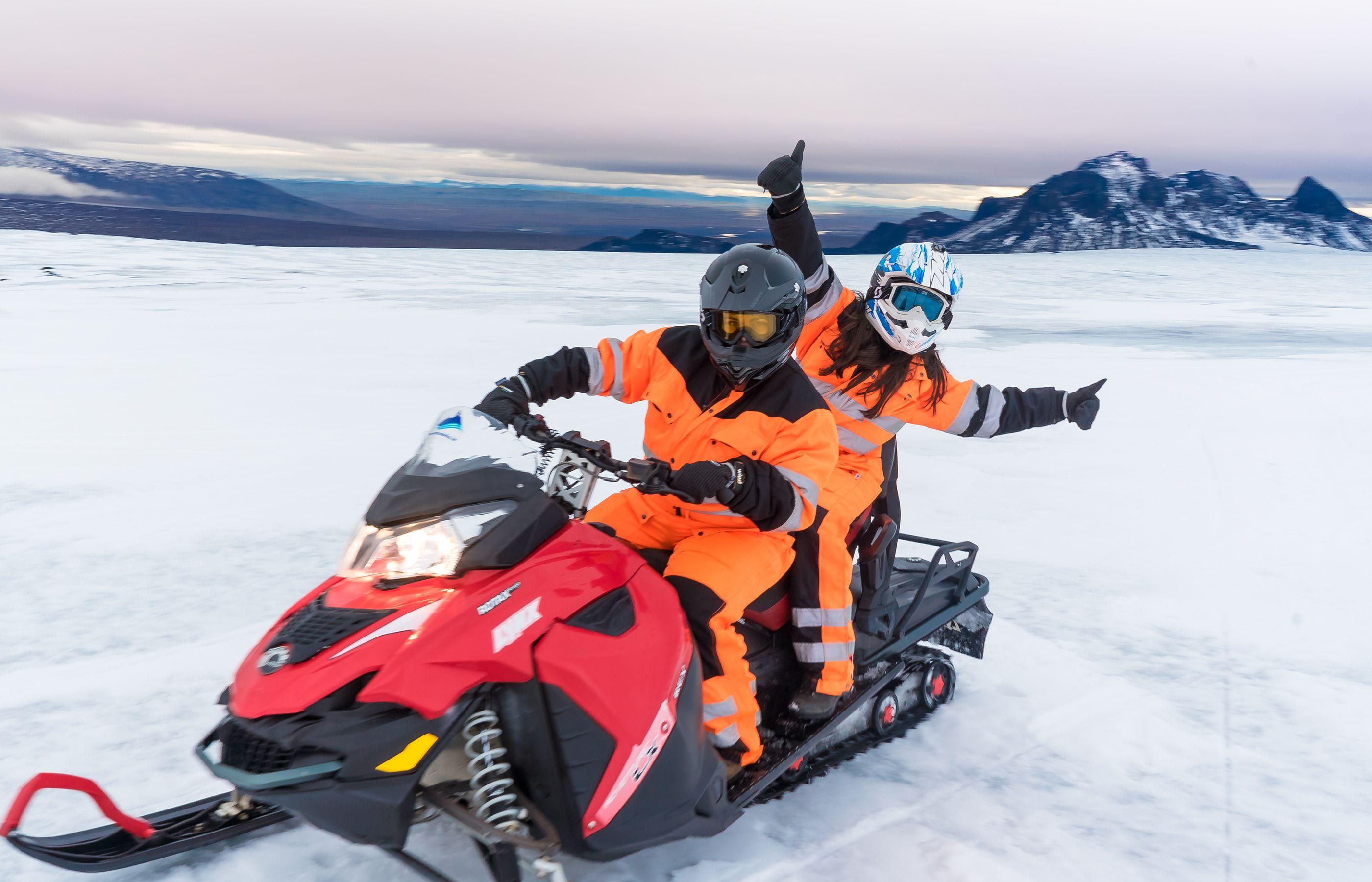 Golden Circle & Langjökull Glacier Snowmobile Adventure