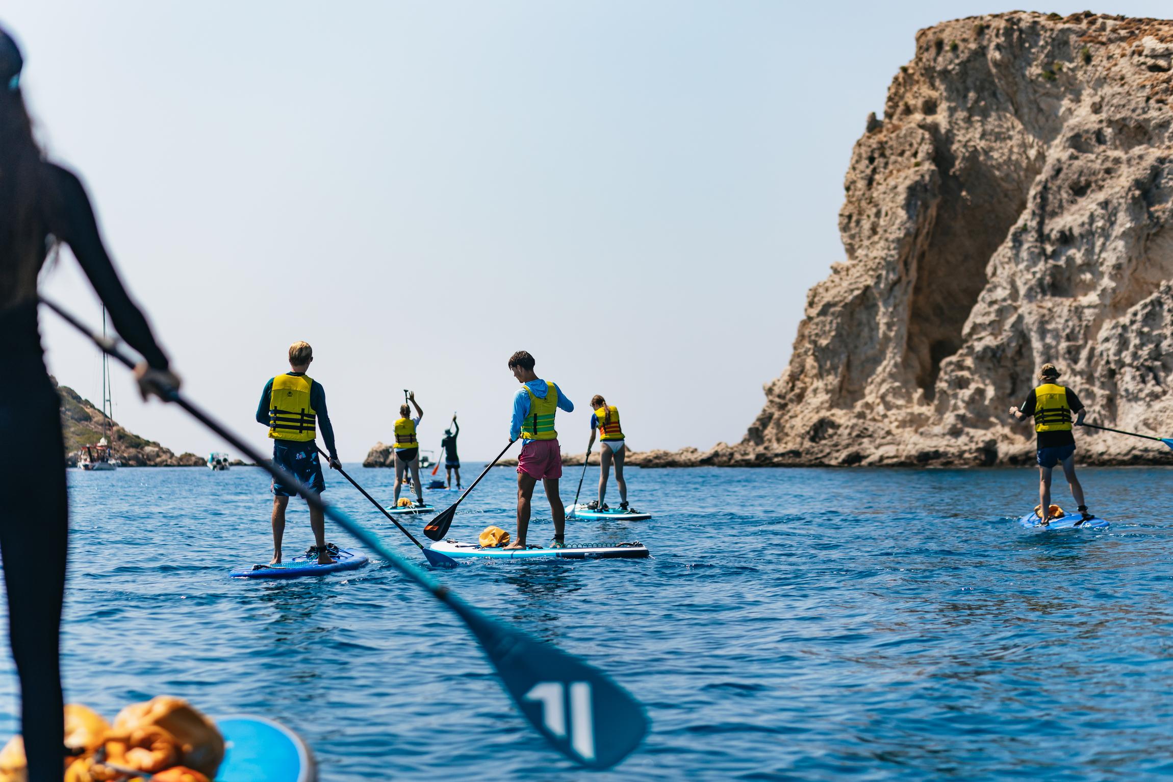 Rhodes Stand-Up Paddle & Sea Cave Snorkel Adventure