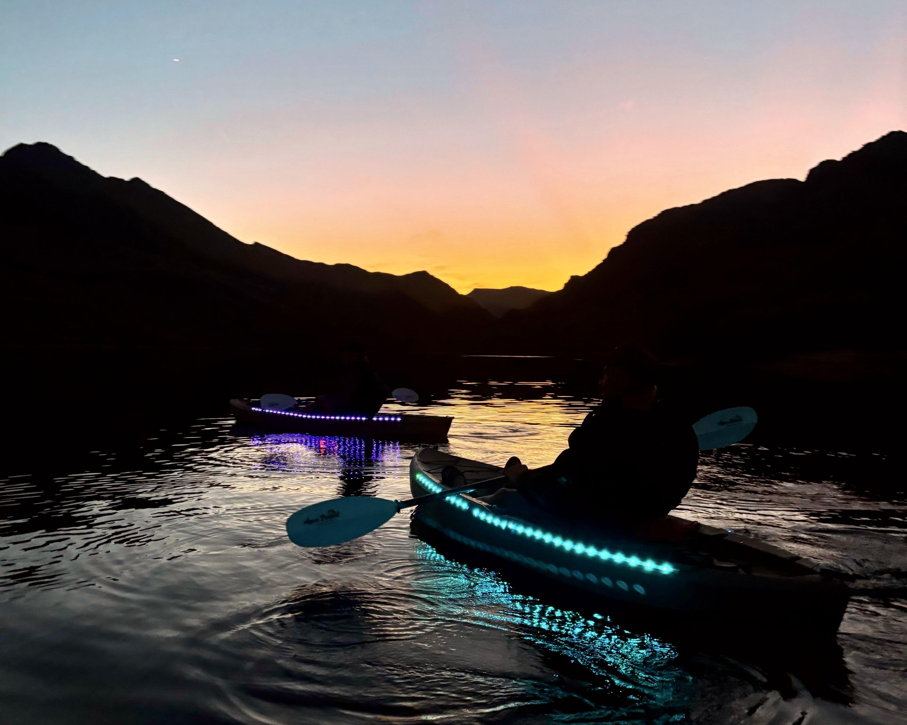 Emerald Cave Sunset Kayak Tour from Willow Beach