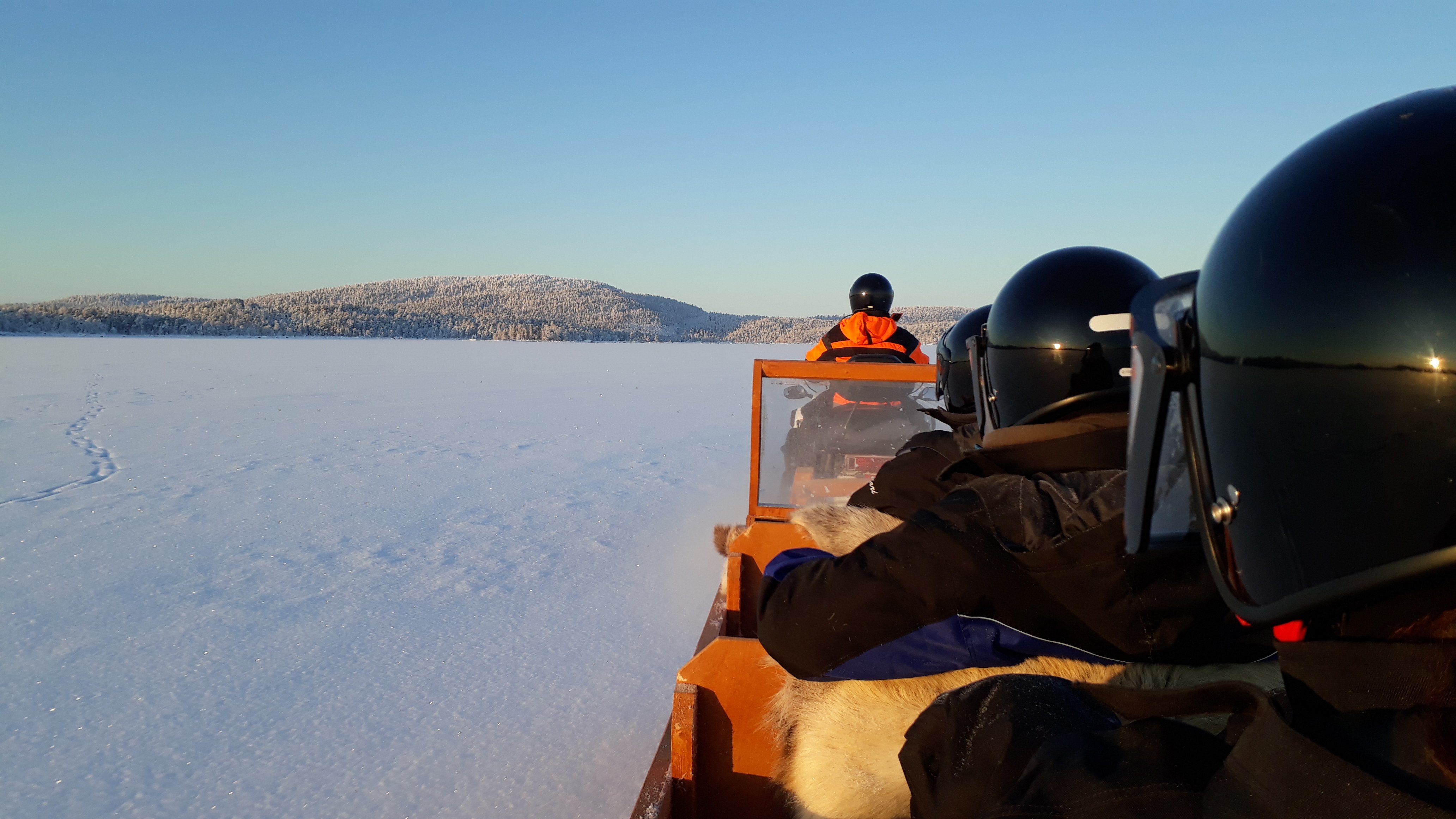 Lake Inari Ice Fishing & Reindeer Island Visit