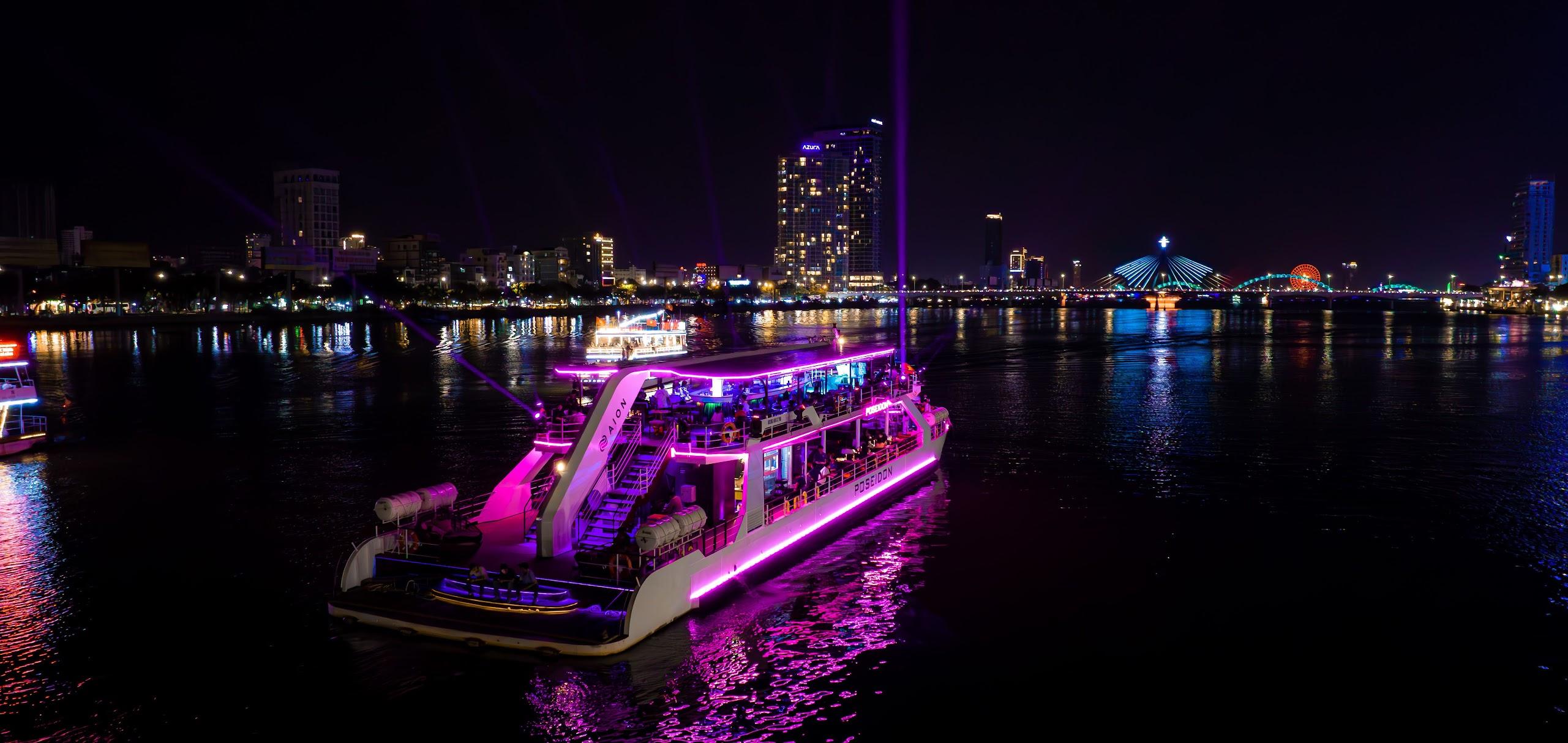 Da Nang: Poseidon DJ & Night Cruise on the Han River