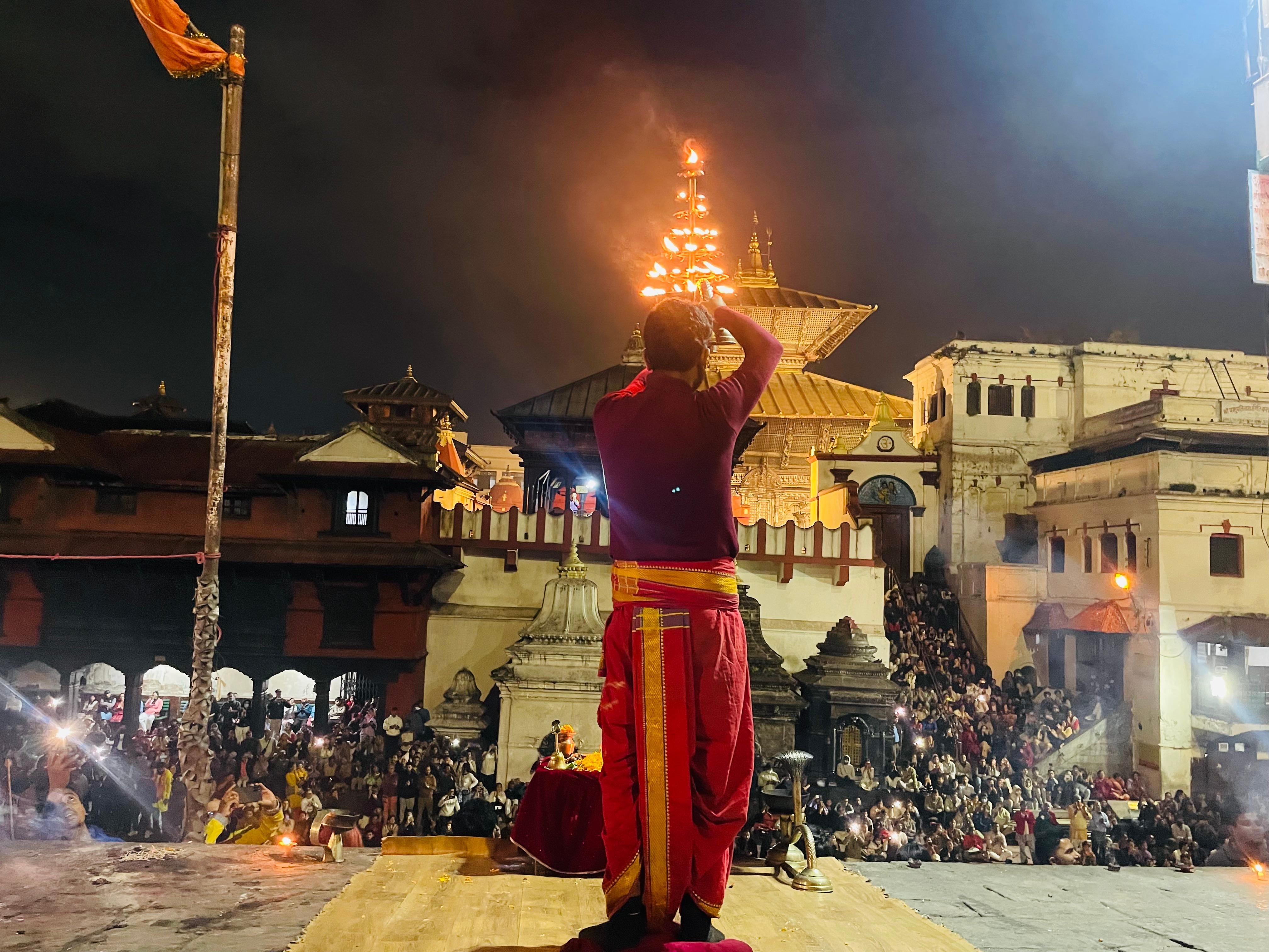 Kathmandu: Pashupatinath Temple Sunset Aarati Ritual