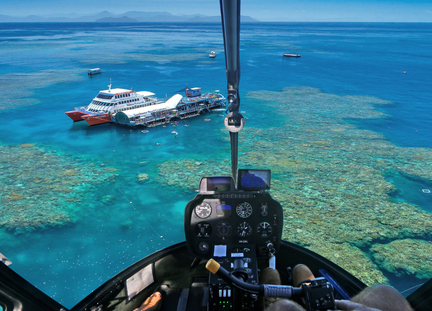 Half-Day Helicopter & Great Barrier Reef Snorkeling