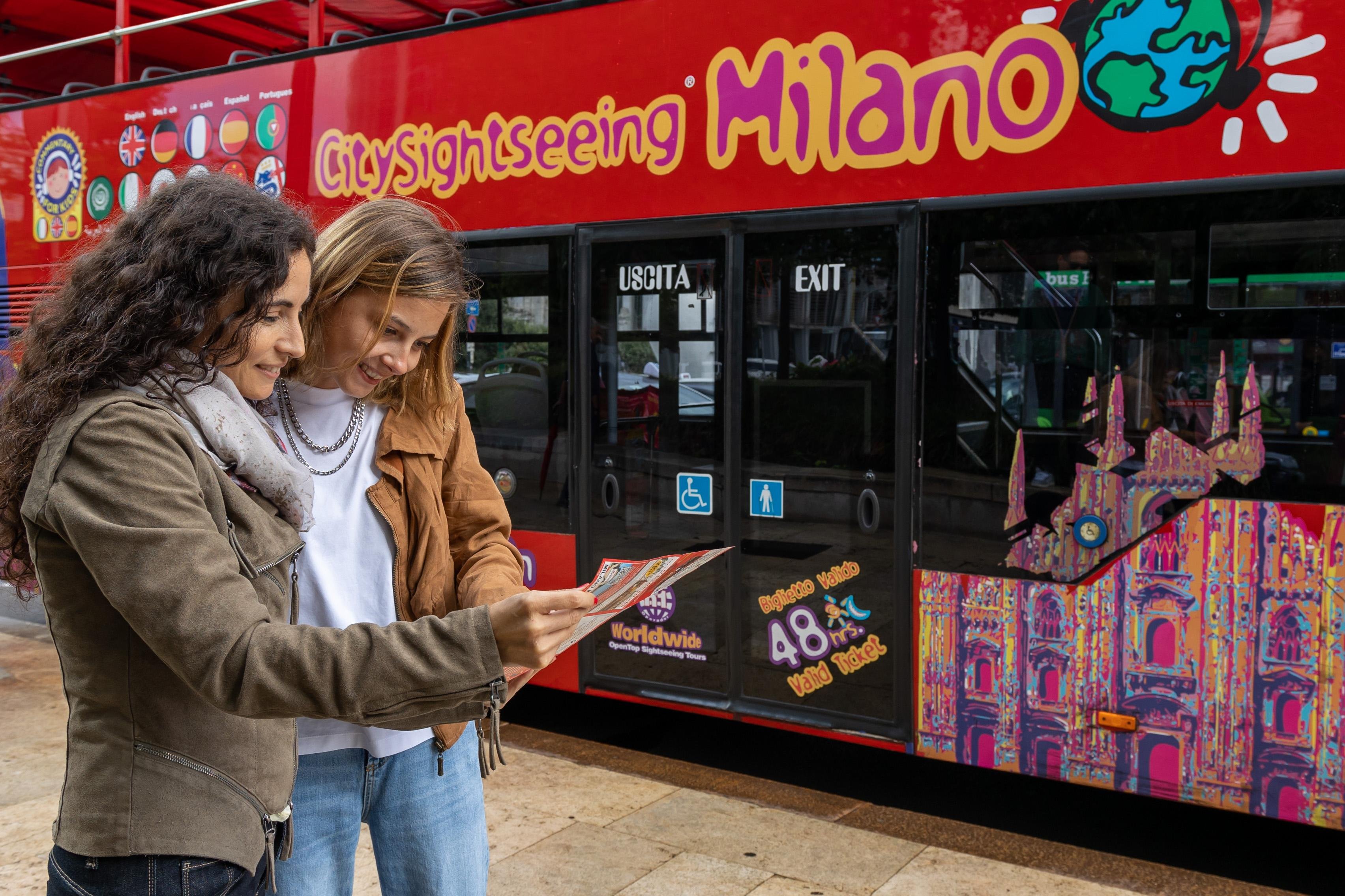 Milan Hop-On Hop-Off Open-Top Bus Tour