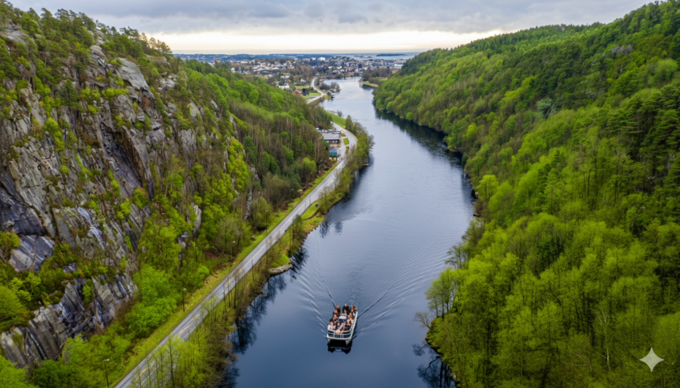 Otra River Pontoon Cruise with Fortress Views