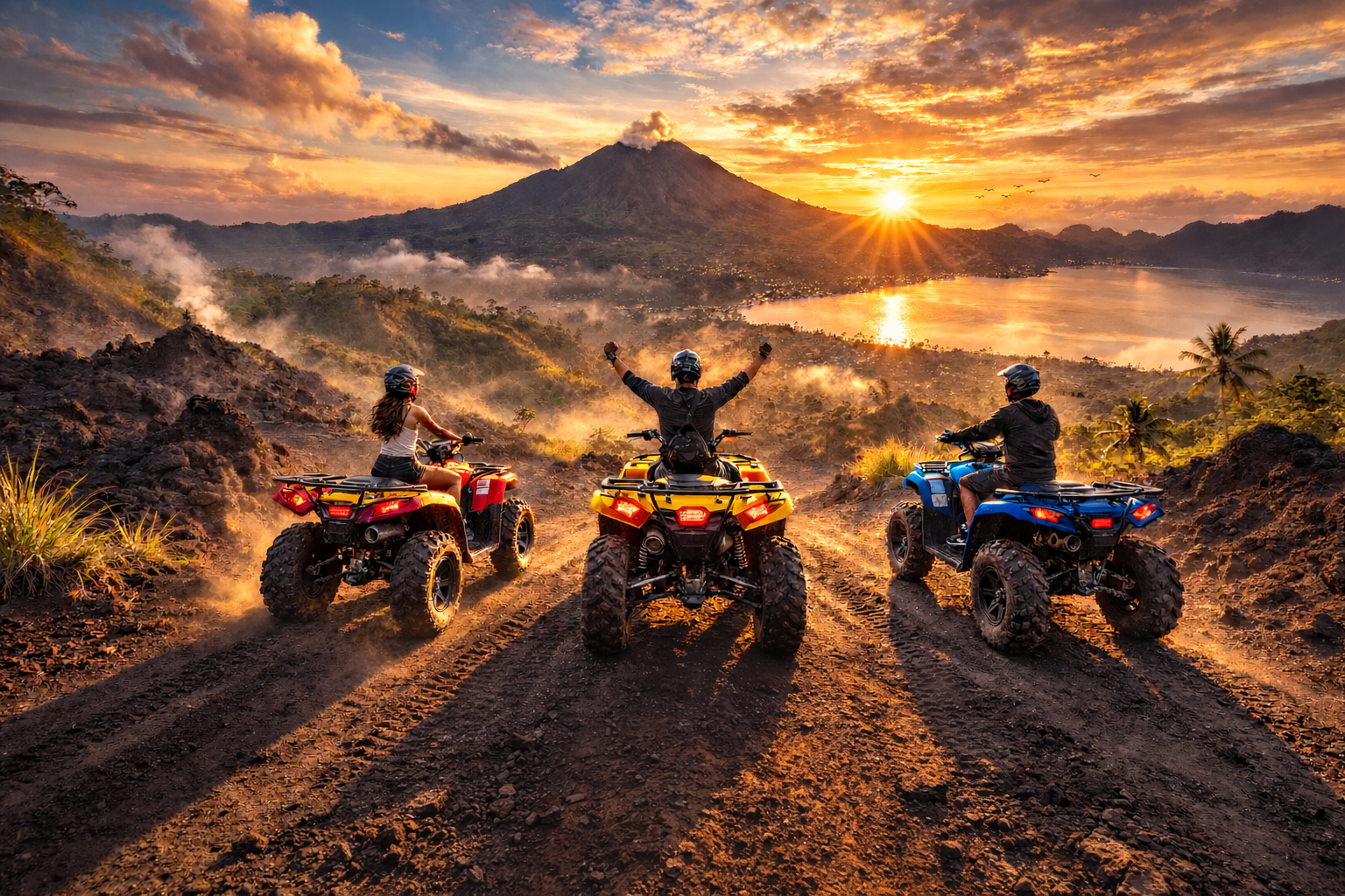 Mount Batur Sunrise ATV & Waterfall Adventure