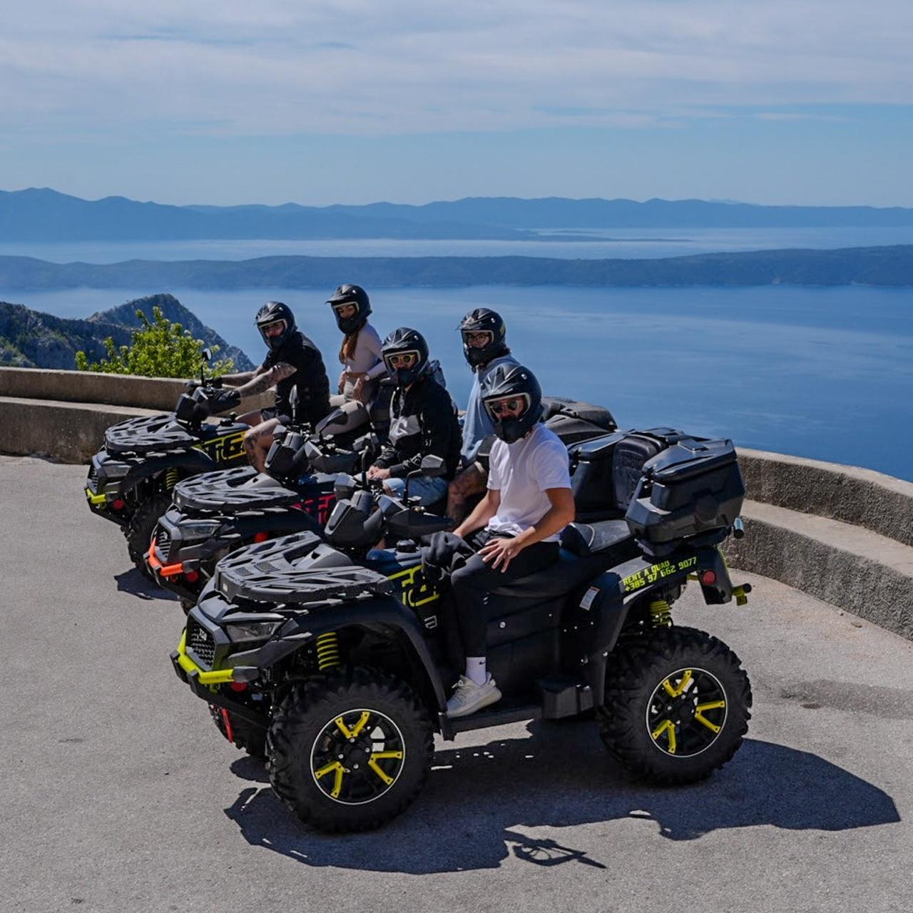 Biokovo Skywalk Quad Bike Adventure with Dalmatian Tasting