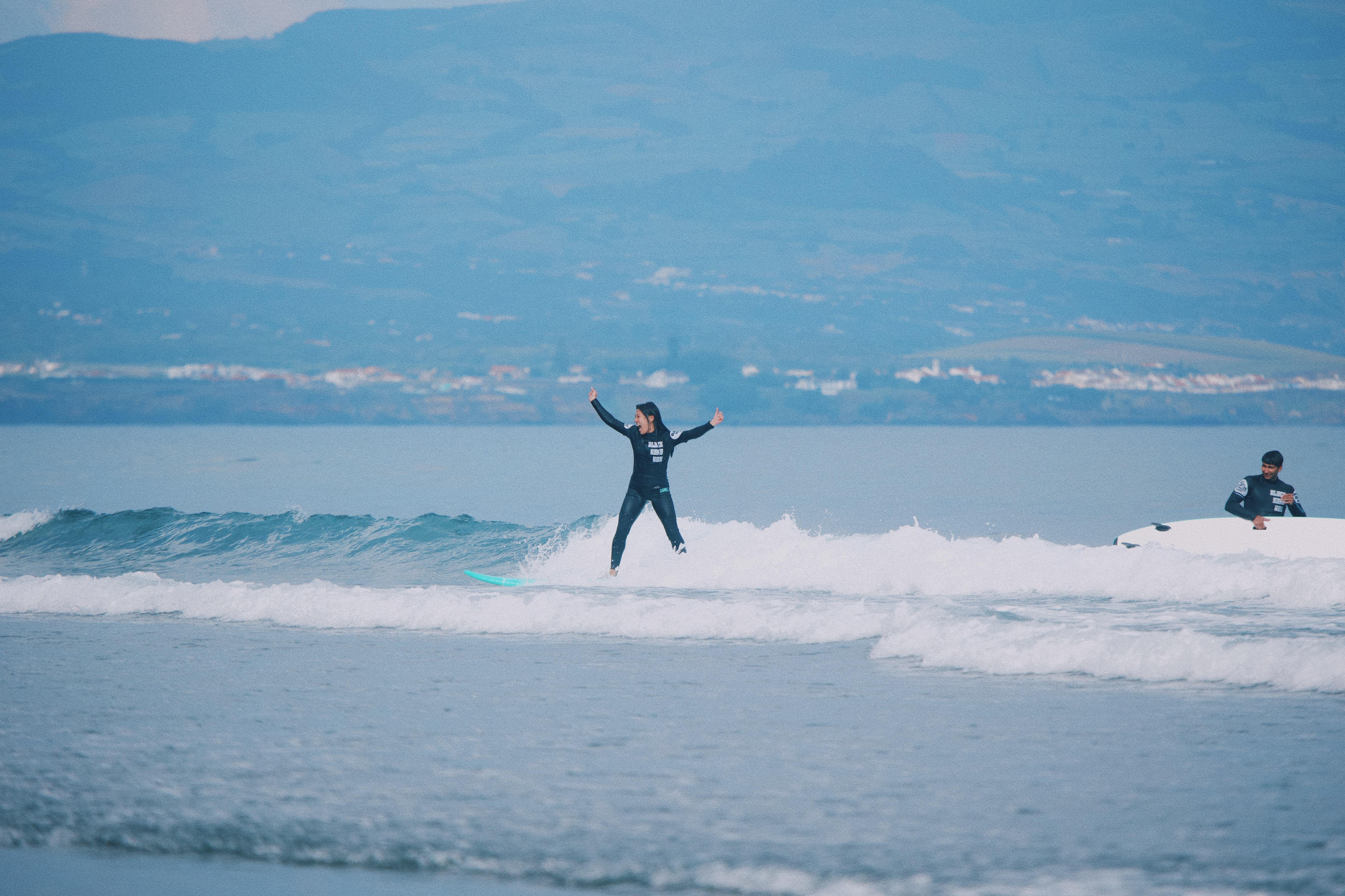 Beginner Surf Lesson in the Azores