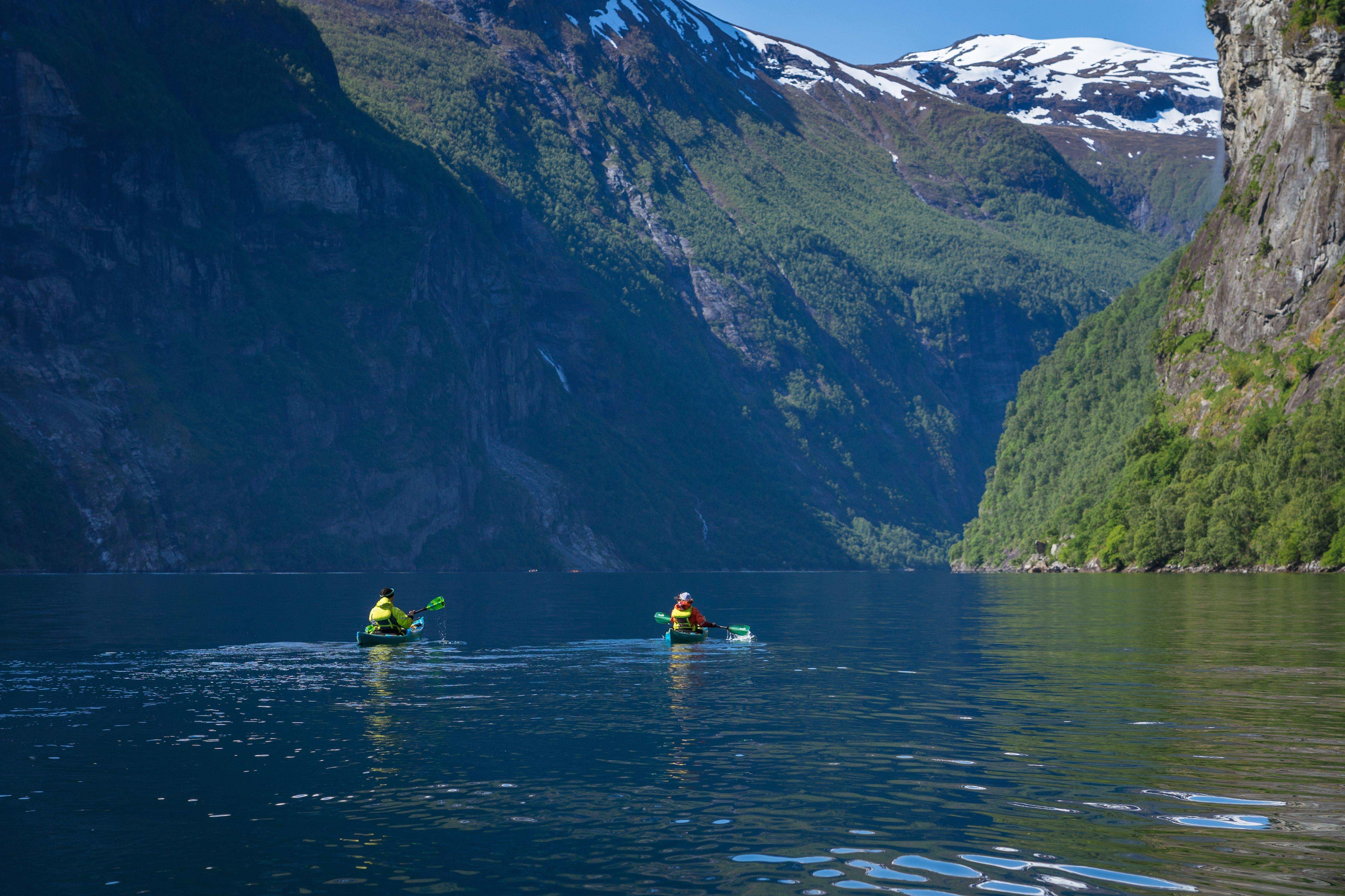 Geirangerfjord Kayak Adventure with Waterfall Views