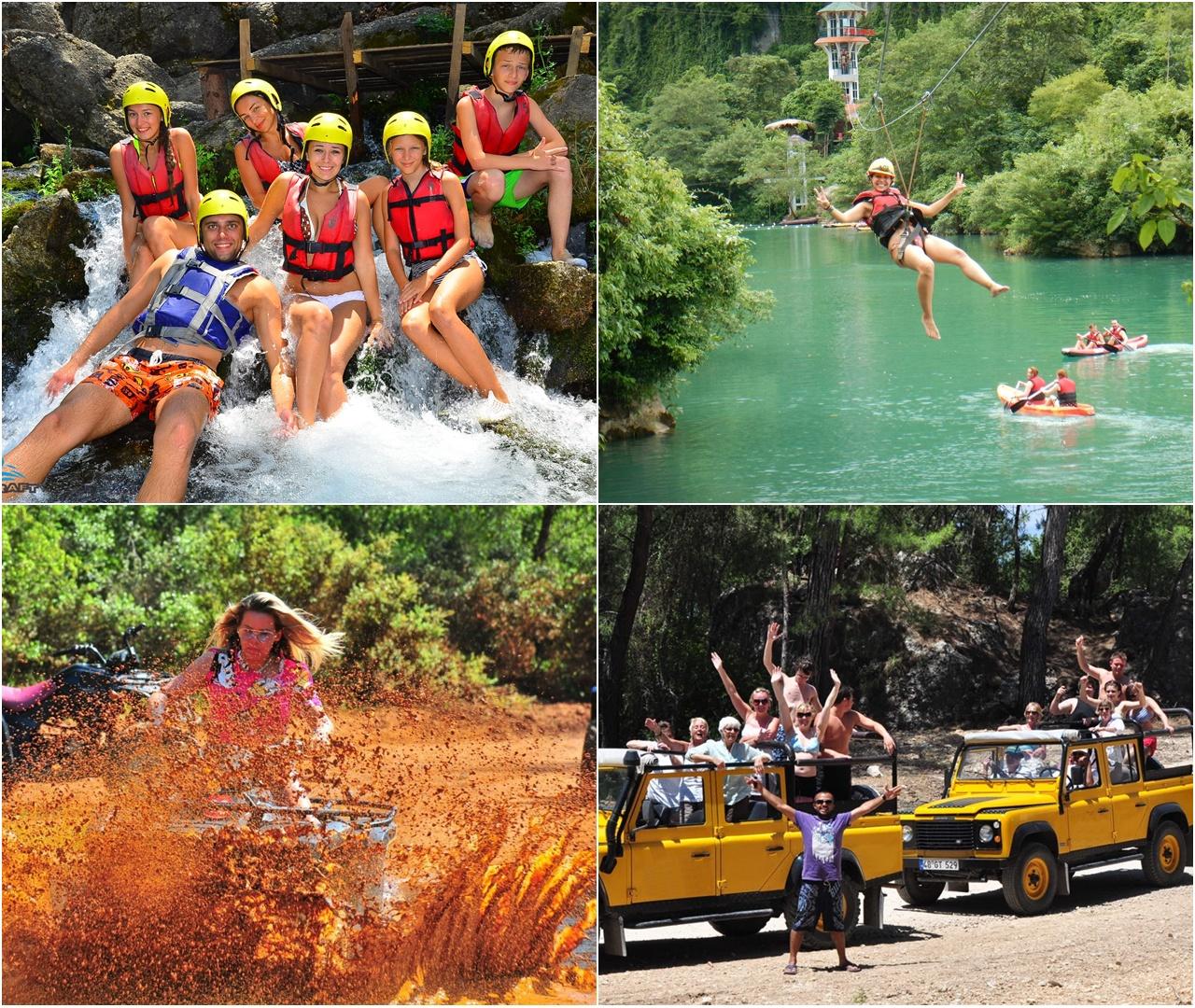 Alanya Multi-Activity Adventure: Rafting, Zipline & Off-Road Safari
