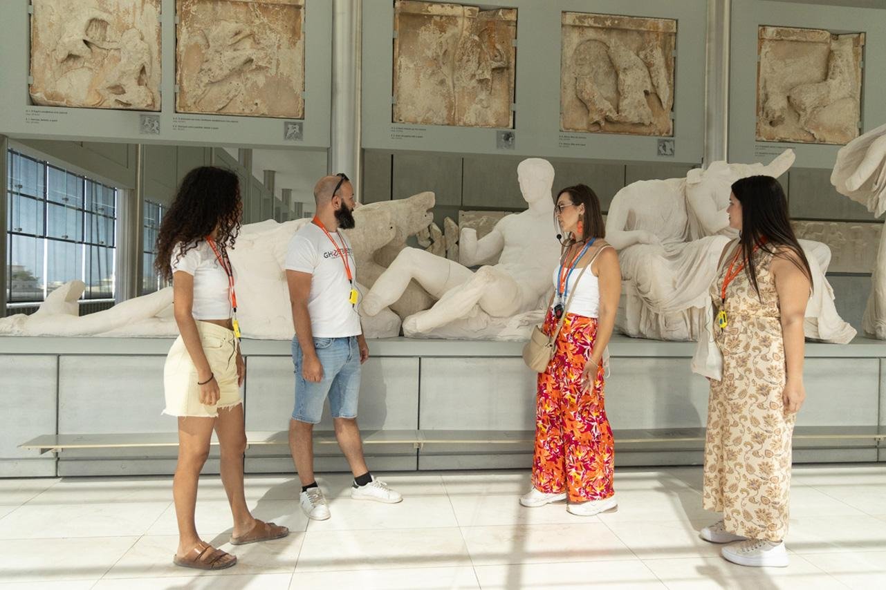 Acropolis Museum Athens ancient Greek sculpture Parthenon frieze guided tour — image 7