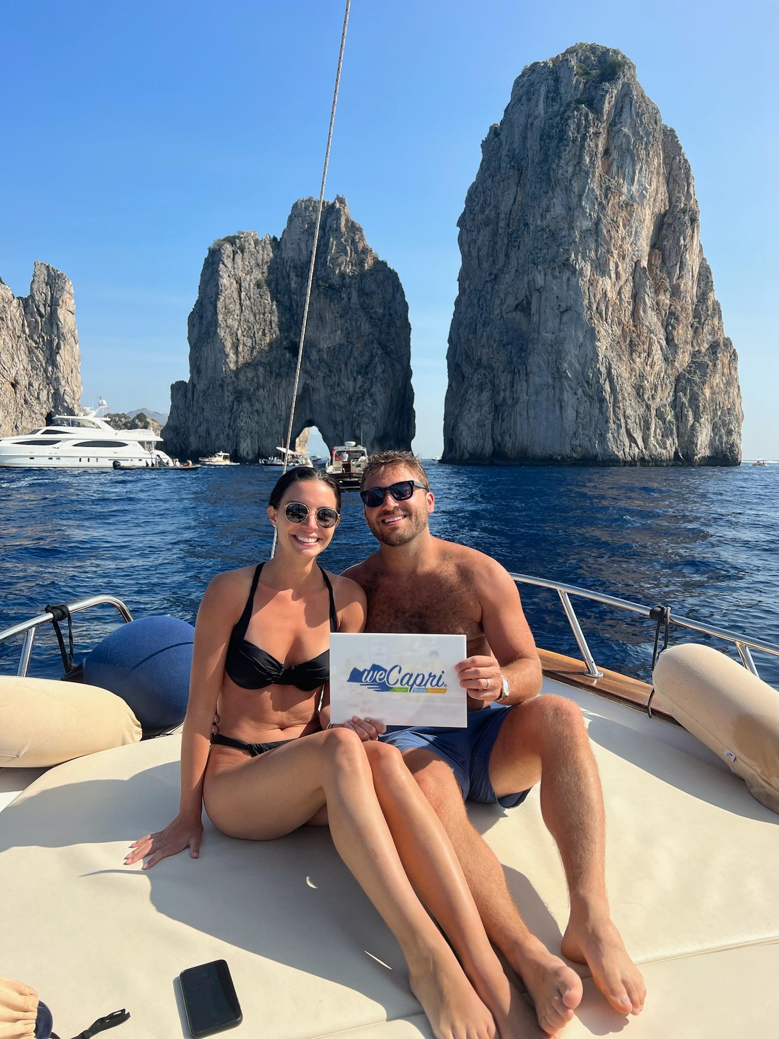 Capri Private Boat Tour: Faraglioni, Sea Caves & Swimming Stops