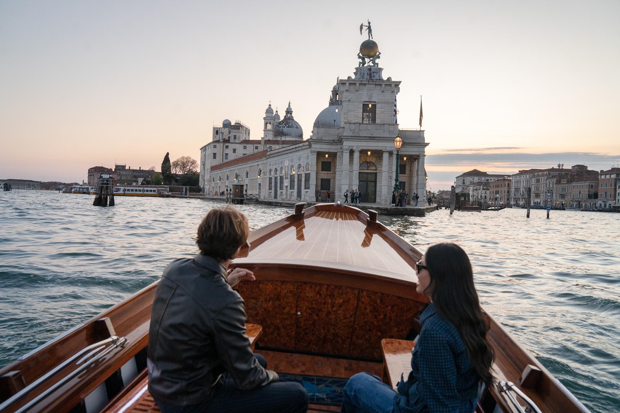 Venice Lagoon Sunset Cruise on Historic Boat