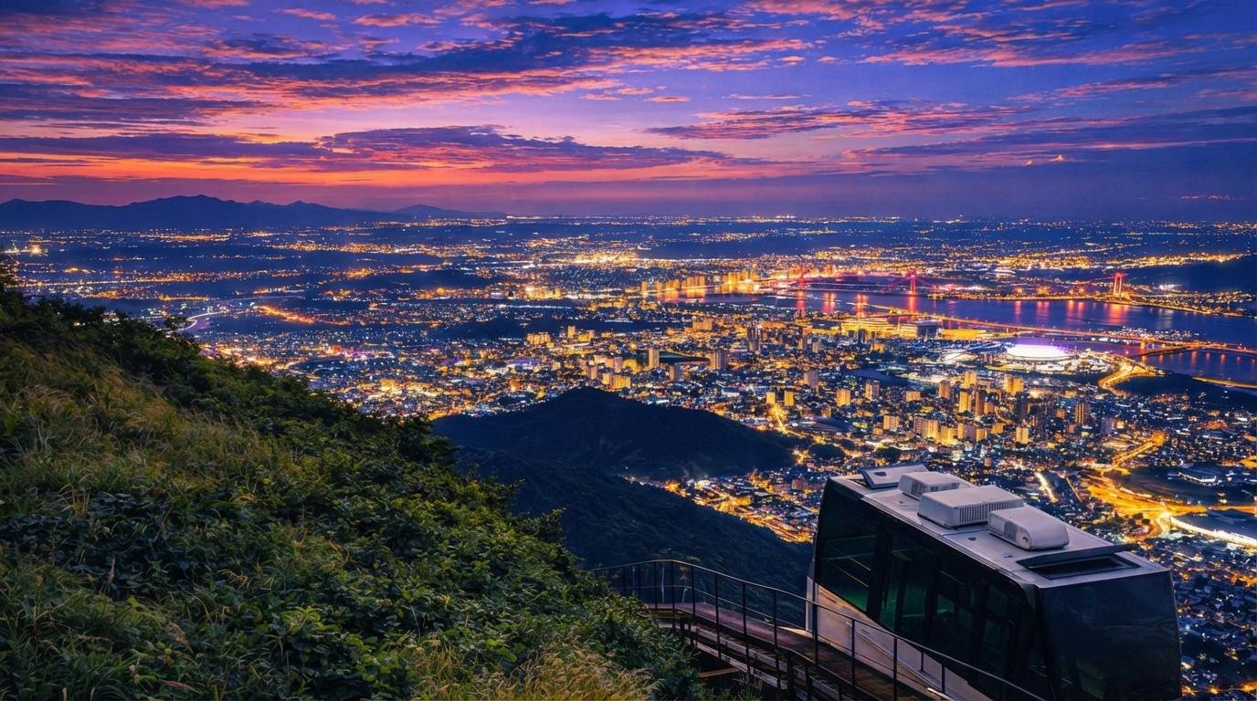 North Kyushu Coastal Discovery: Motonosumi Shrine & Mt. Sarakura Night View