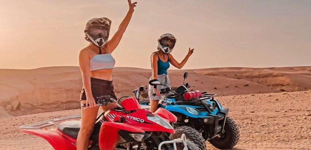 Agafay Desert Quad Bike Adventure & Berber Dinner
