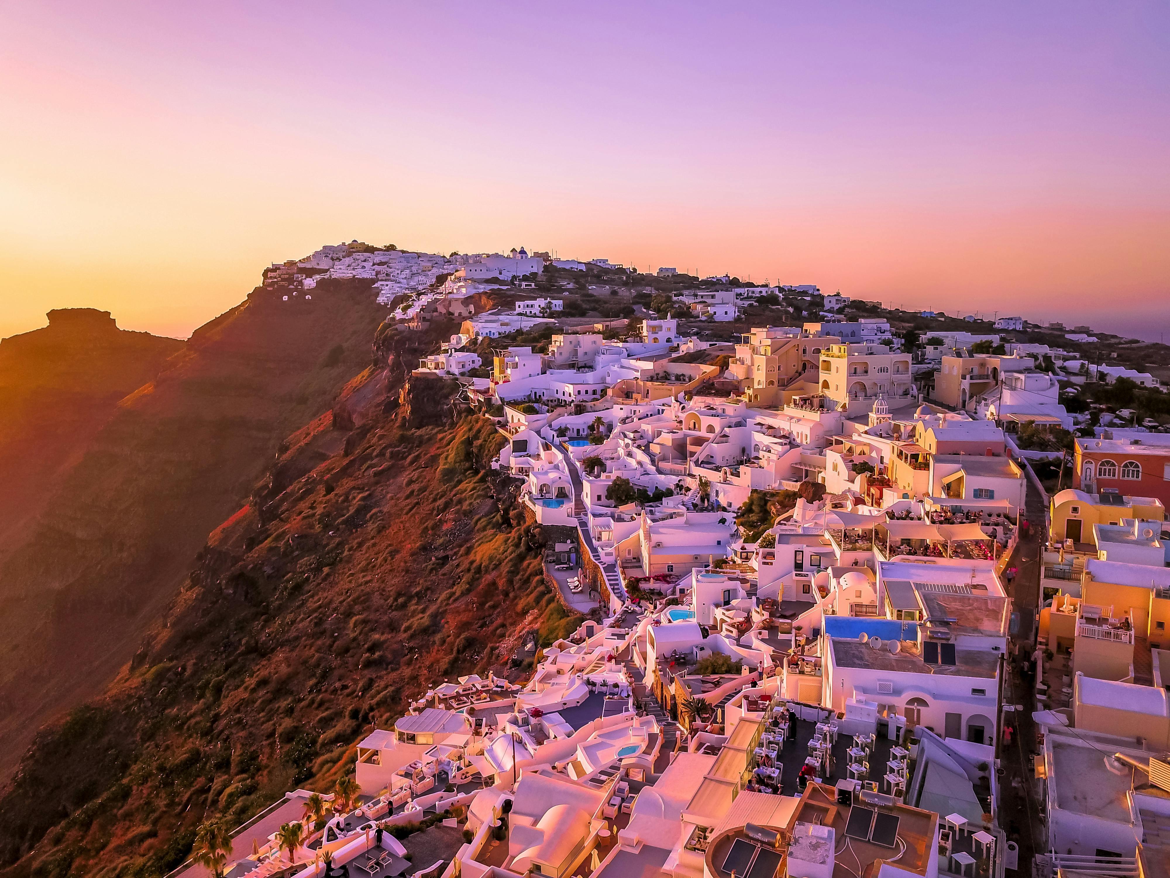 Santorini Caldera Shared Helicopter Tour