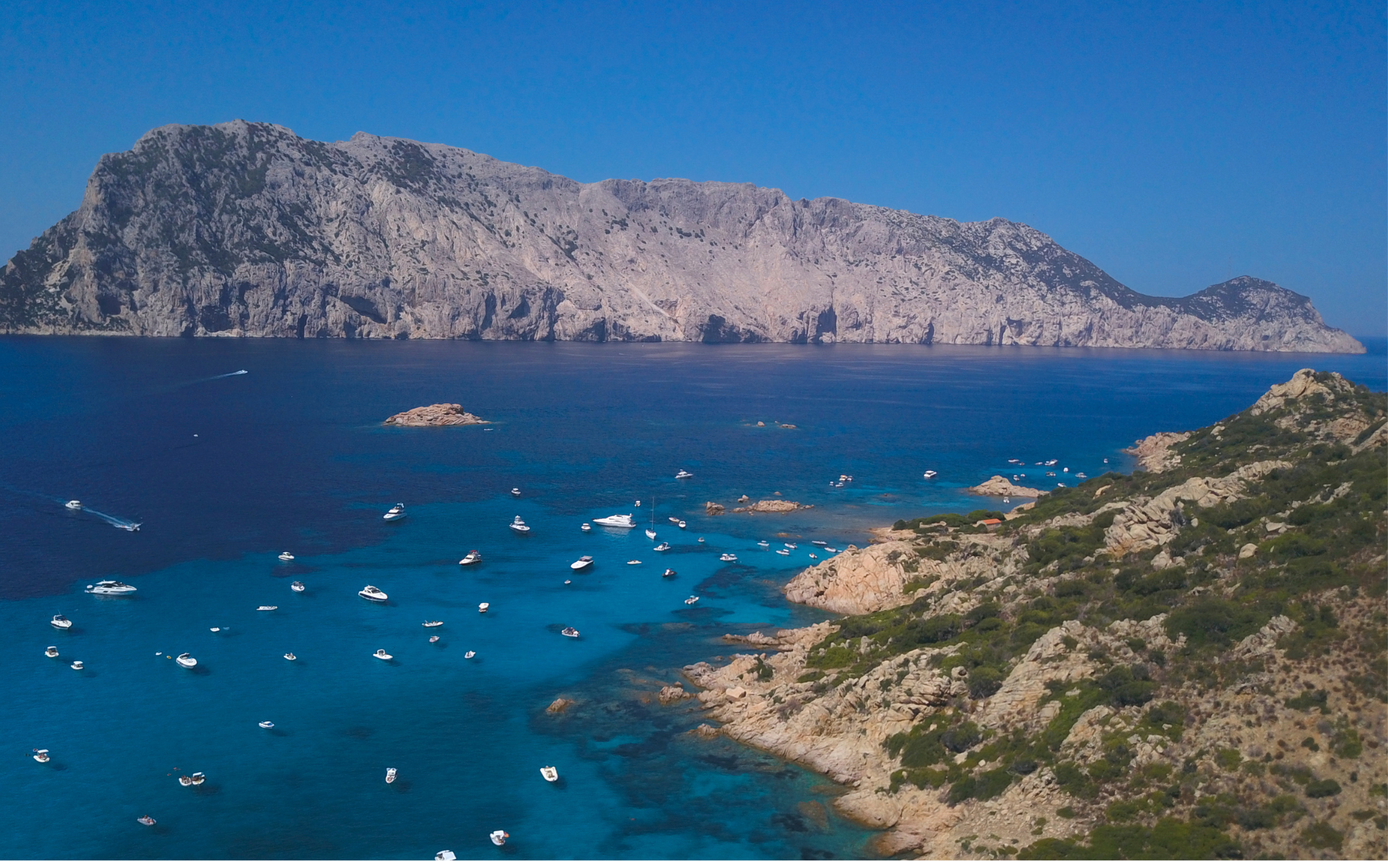 Tavolara & Molara Islands Boat Tour with Swimming & Prosecco