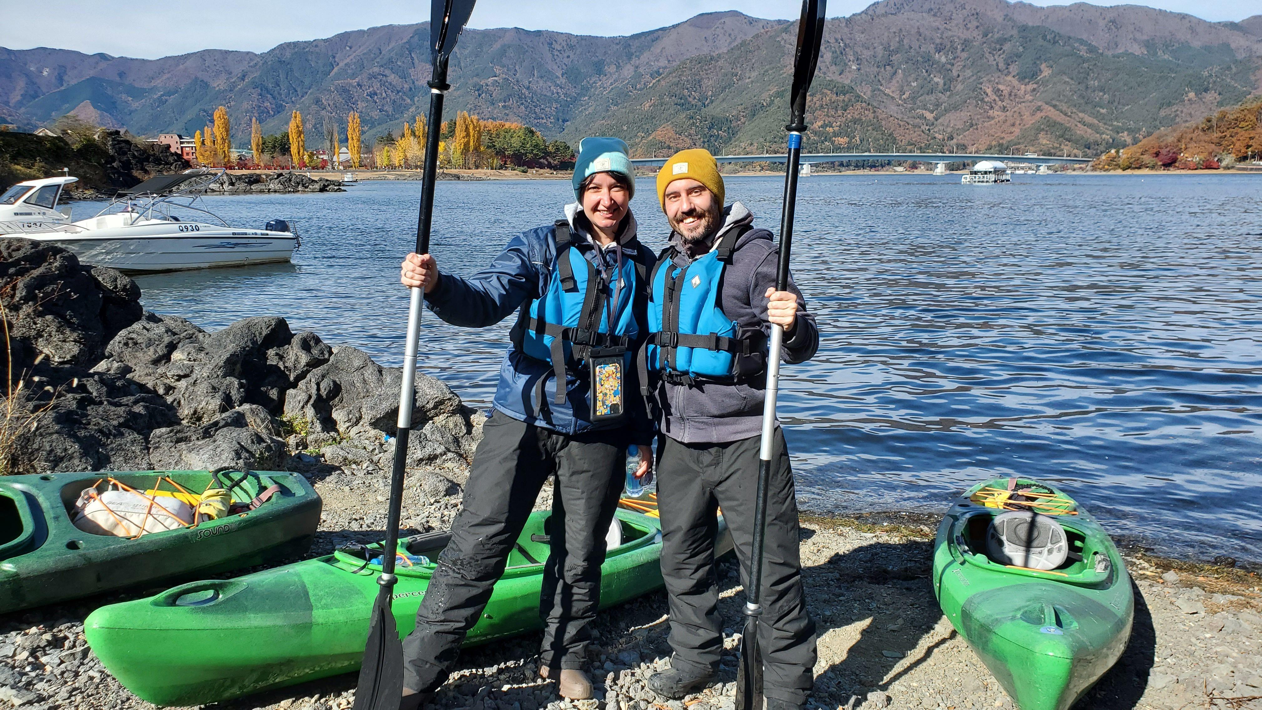 Early Morning Kayaking & Coffee on Lake Kawaguchiko