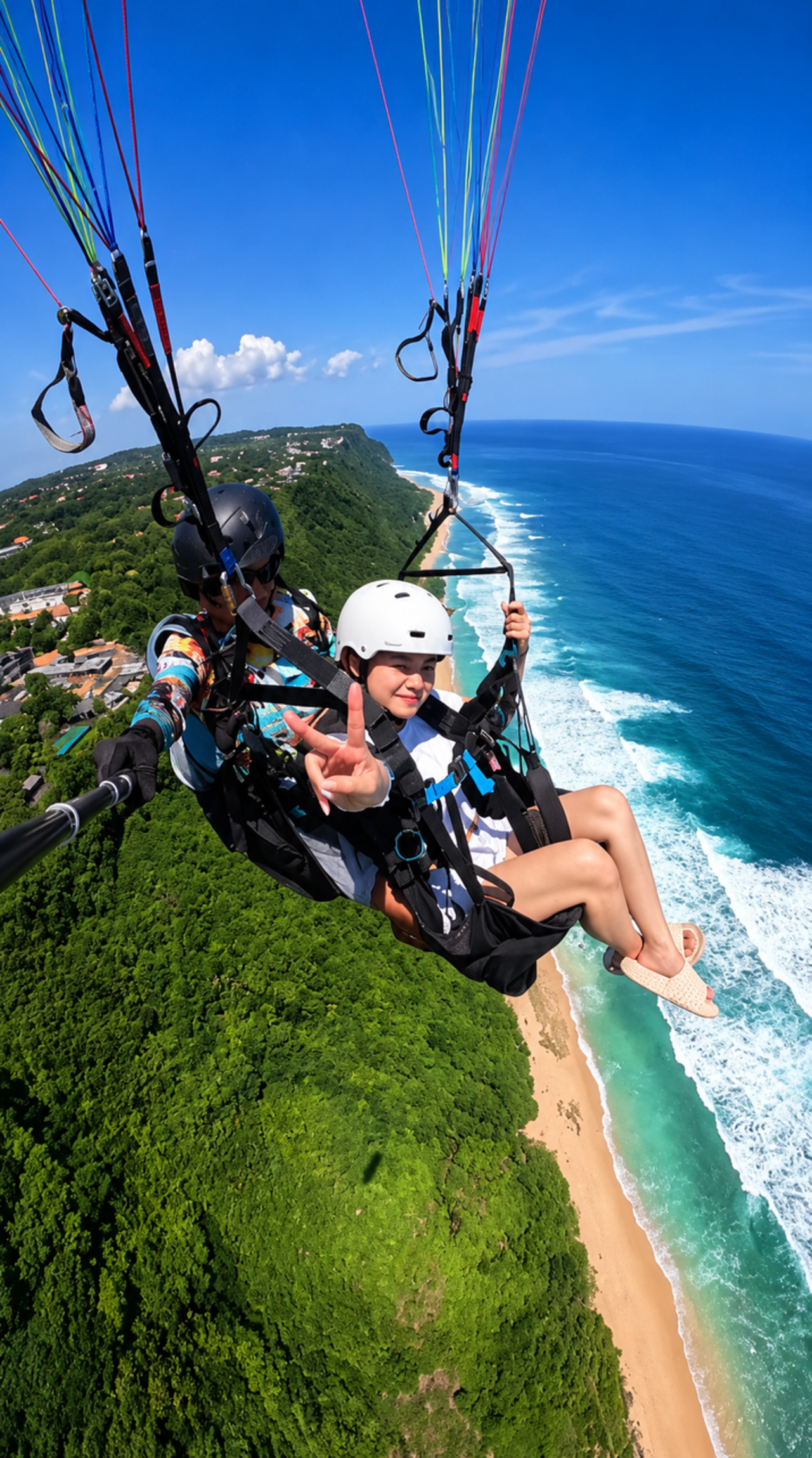 Tandem Paragliding Over Uluwatu & Pandawa Cliffs