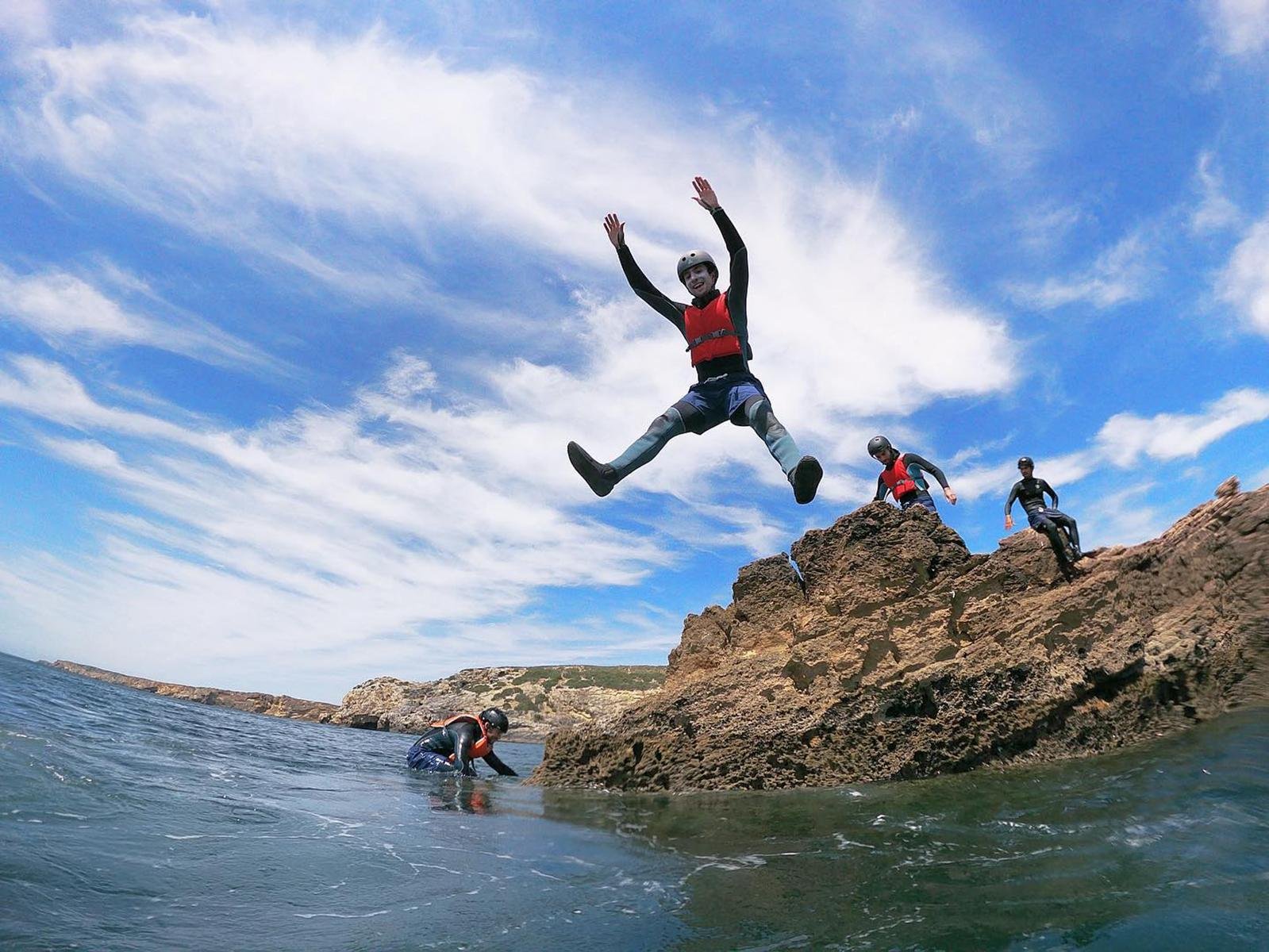 Algarve Coasteering & Snorkeling Experience from Lagos