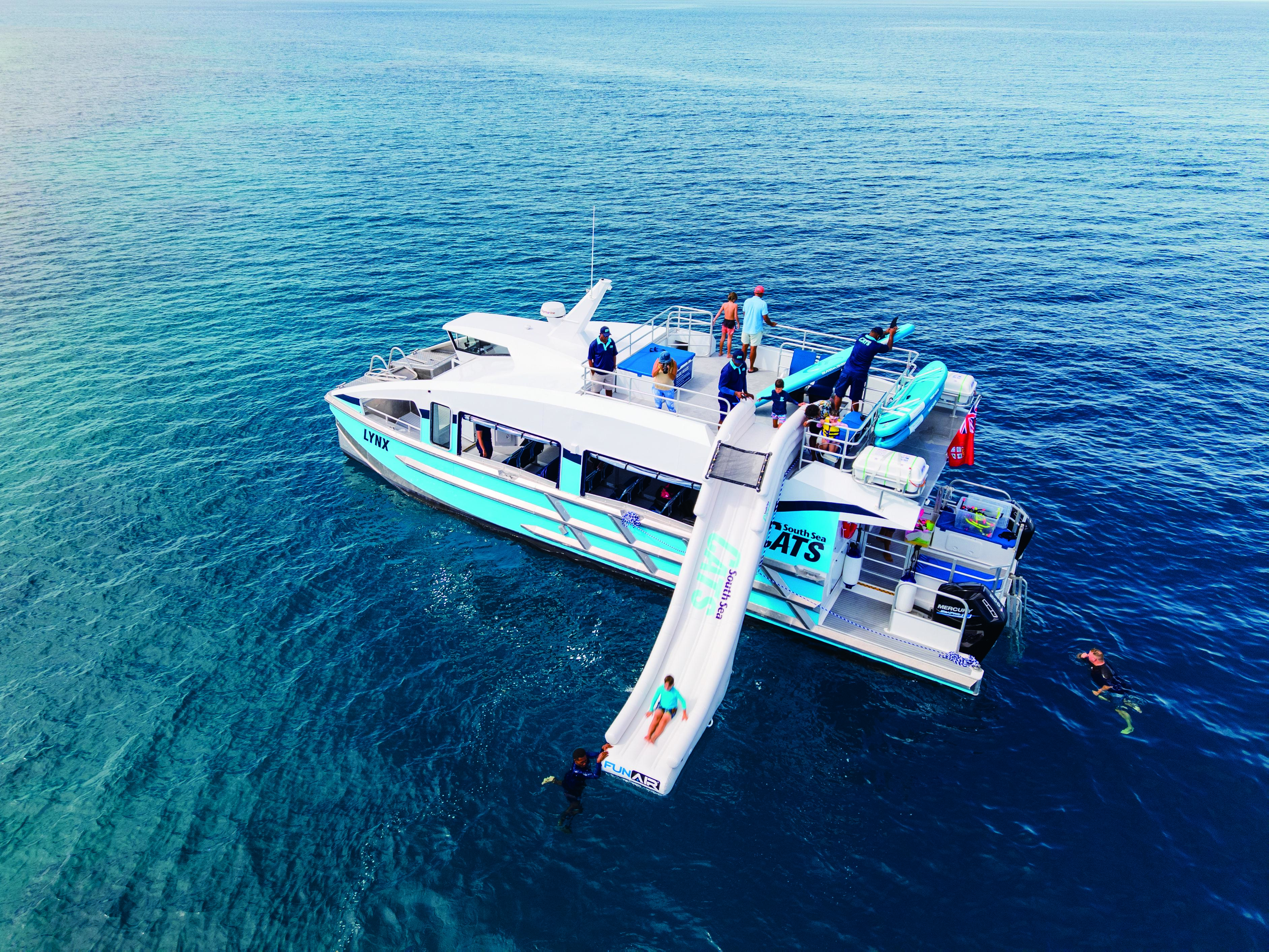 Mamanuca Islands Snorkel Adventure with Inflatable Slide