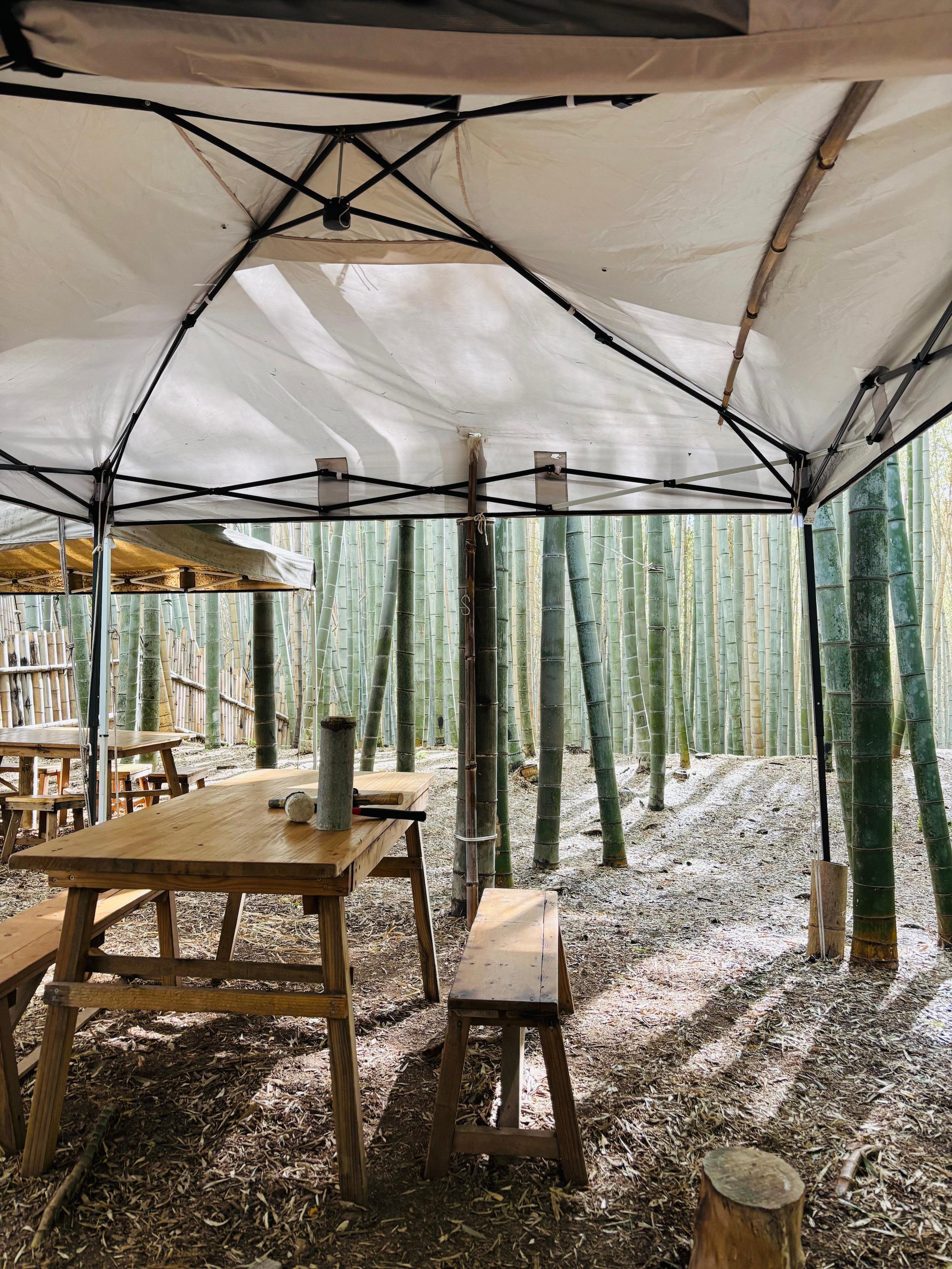 Kyoto Private Bamboo Garden Craft Workshop
