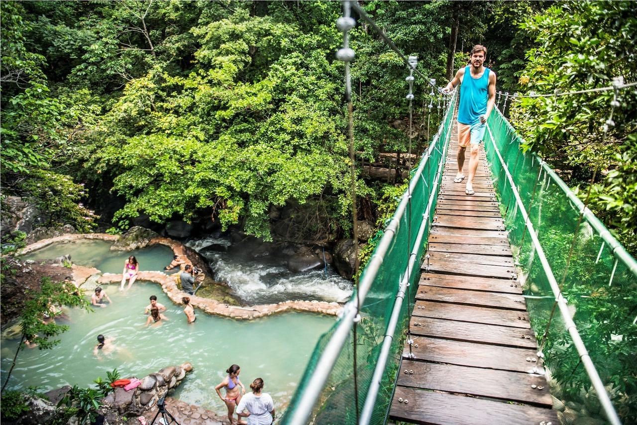 Oropendola Waterfall & Volcanic Hot Springs Adventure