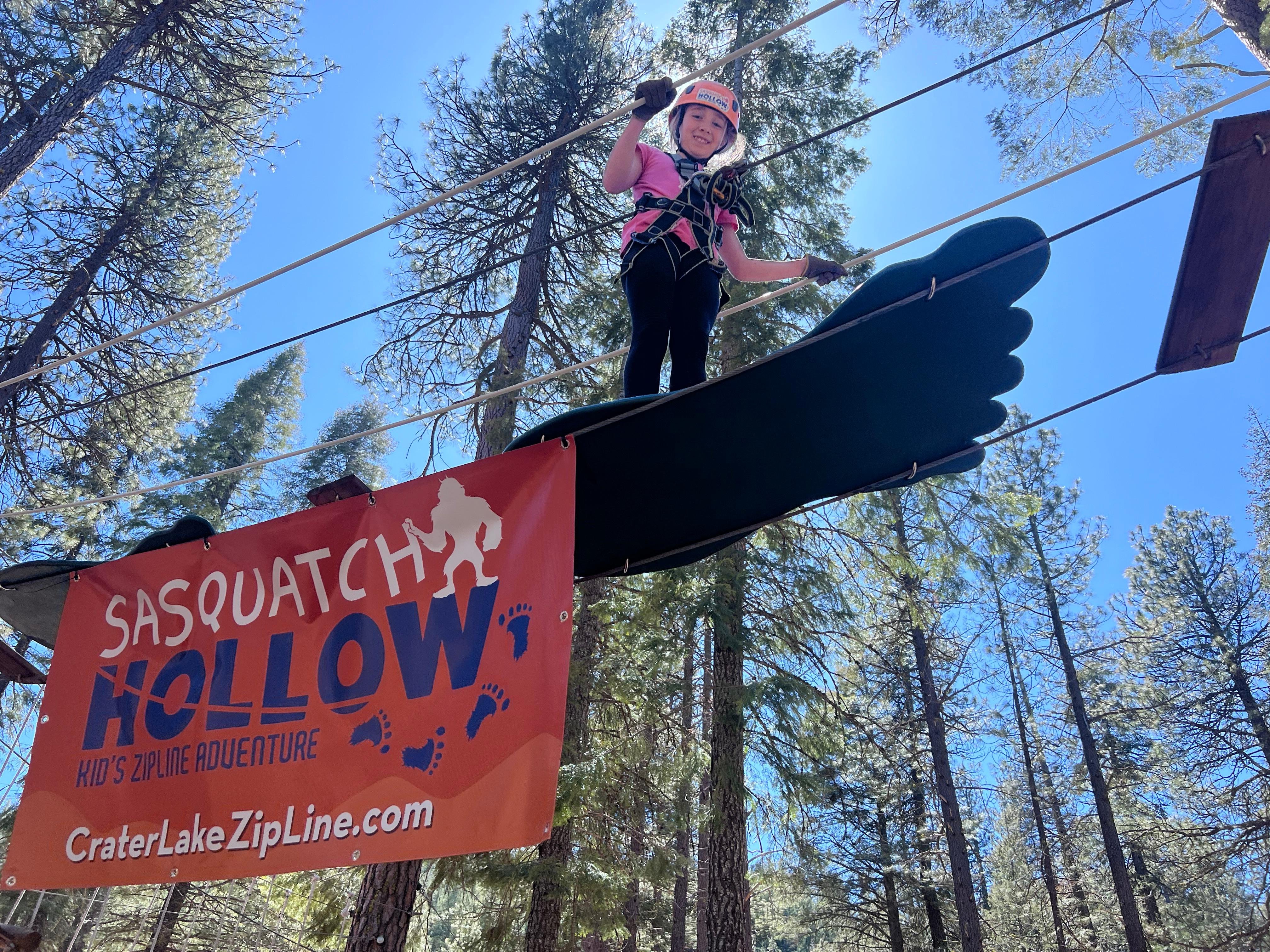 Sasquatch Hollow Junior Zipline Challenge