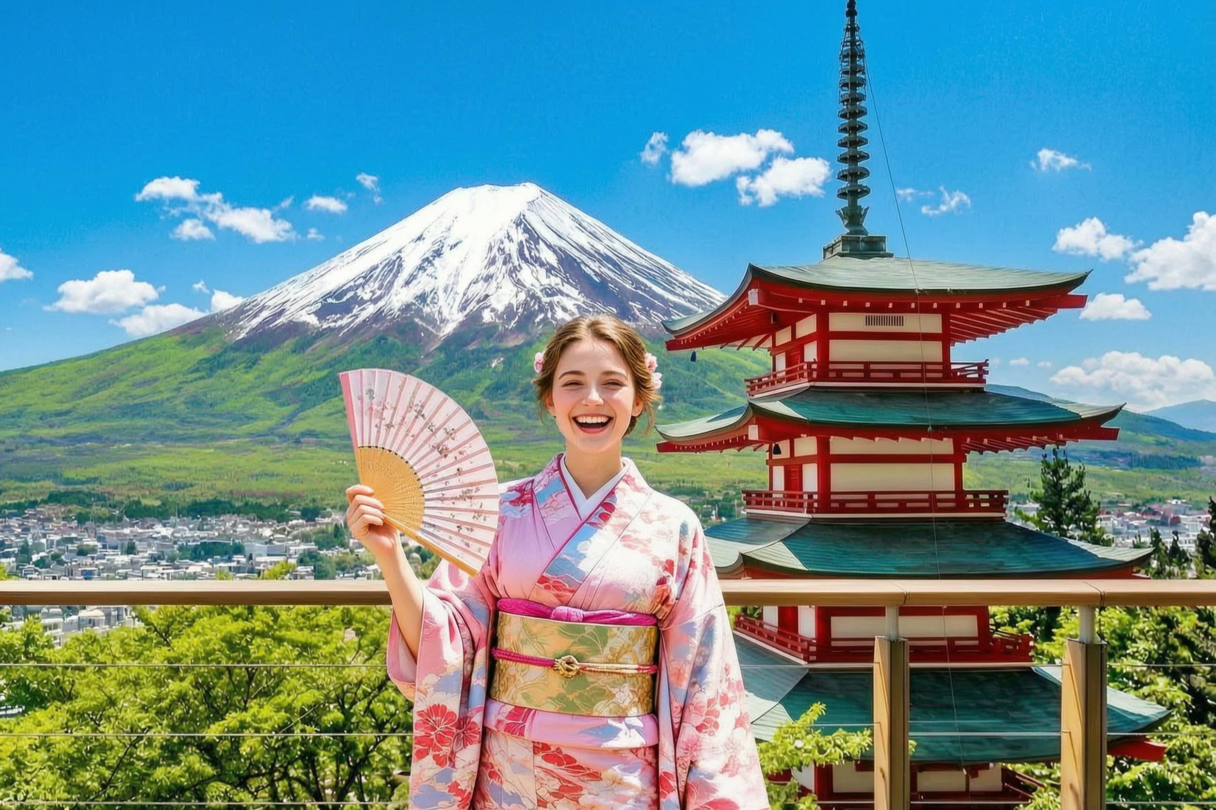 Full-Day Mt. Fuji & Iconic Photo Spots from Tokyo
