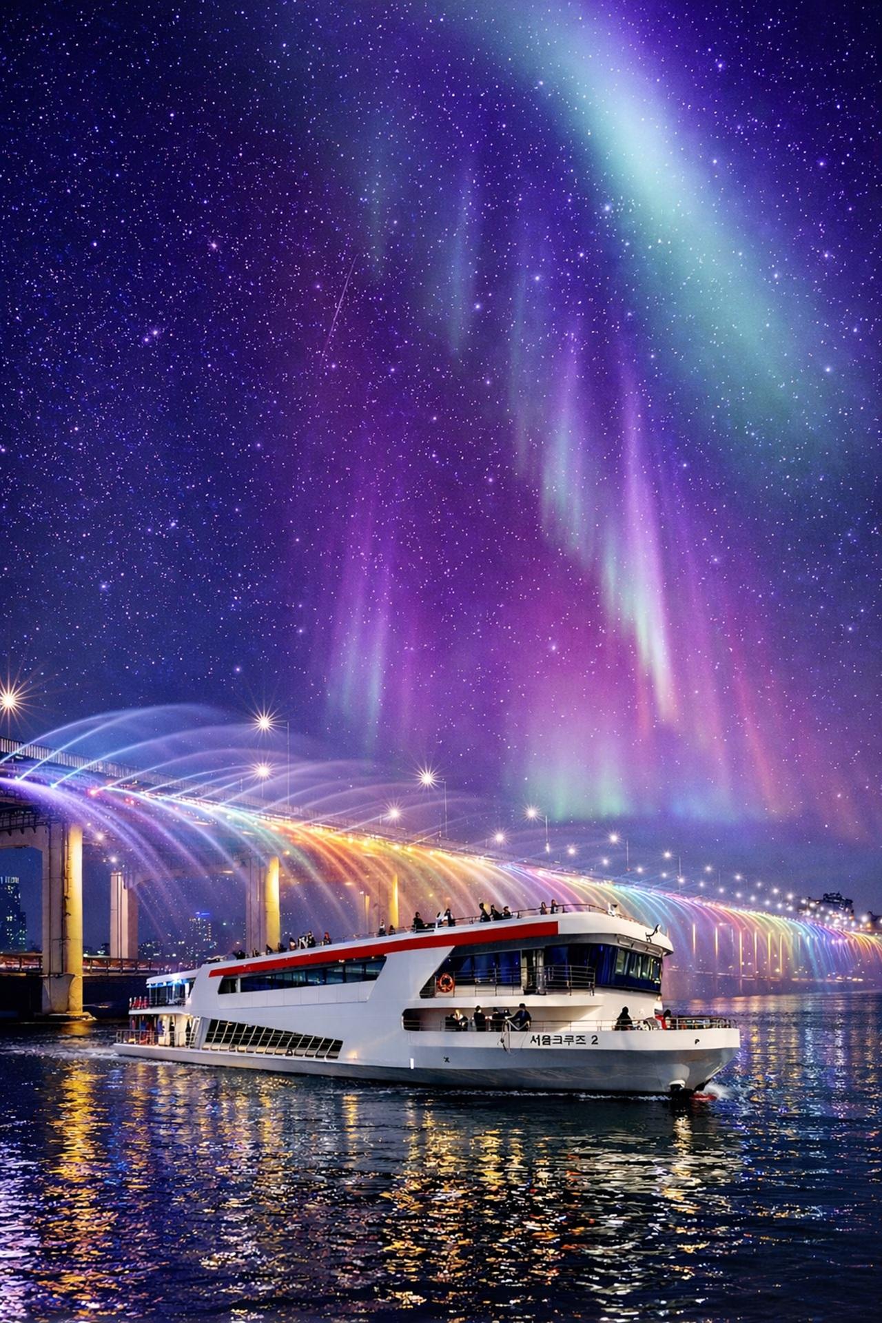 Hangang River Starlight Aurora Night Cruise