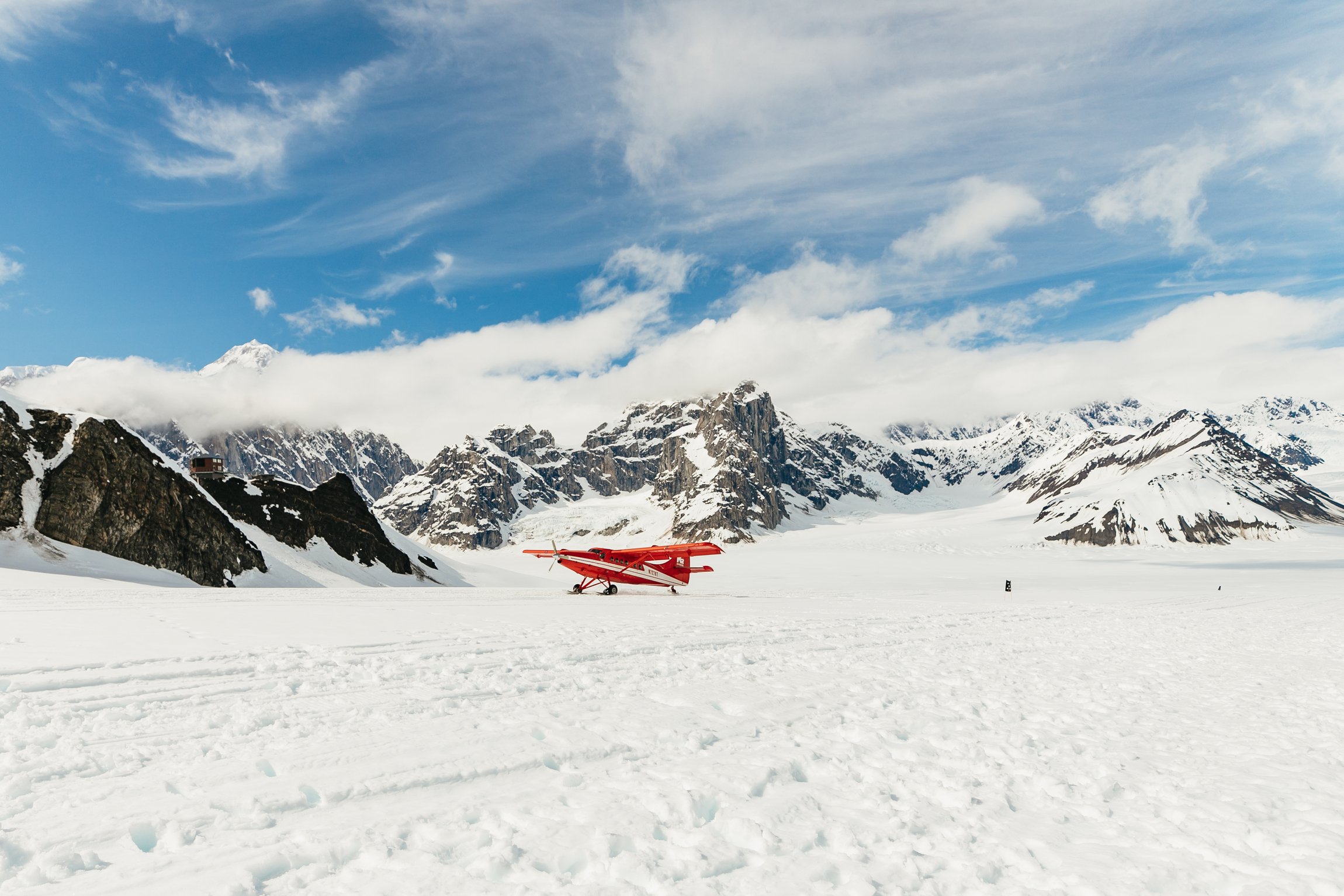 Denali flightseeing tour — Alaska Range glaciers and peaks from a bush plane — image 12