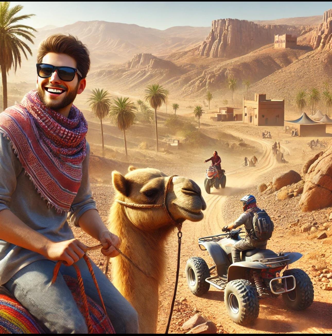 Agafay Desert Adventure: Quad Biking, Camel Ride & Berber Dinner Show