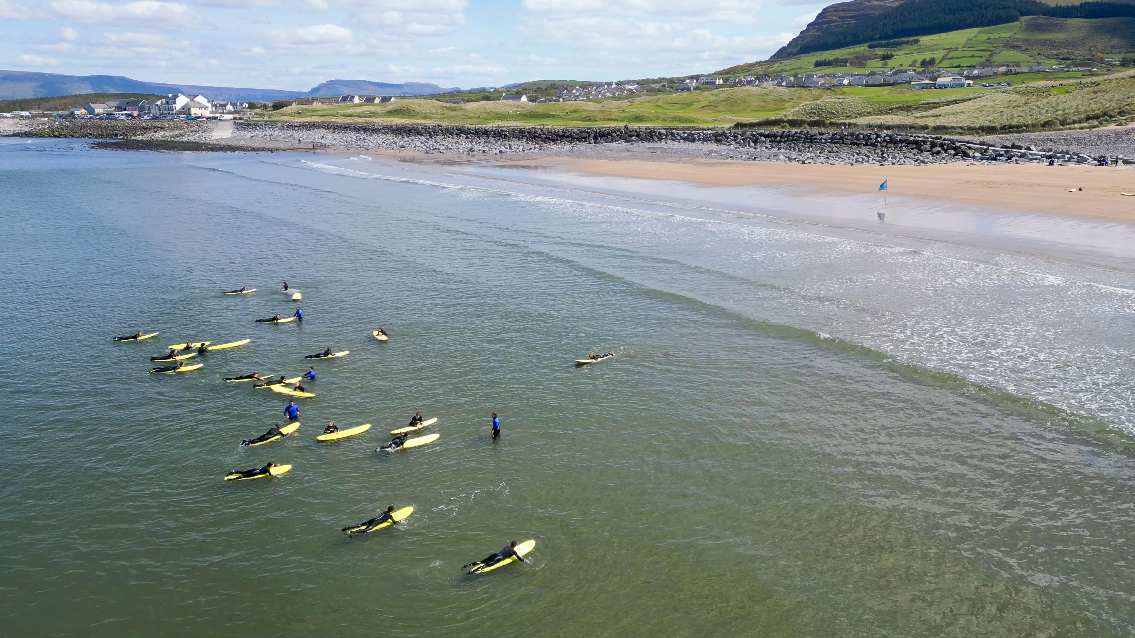 Beginner & Intermediate Surf Lessons on Sligo's Wild Atlantic Coast