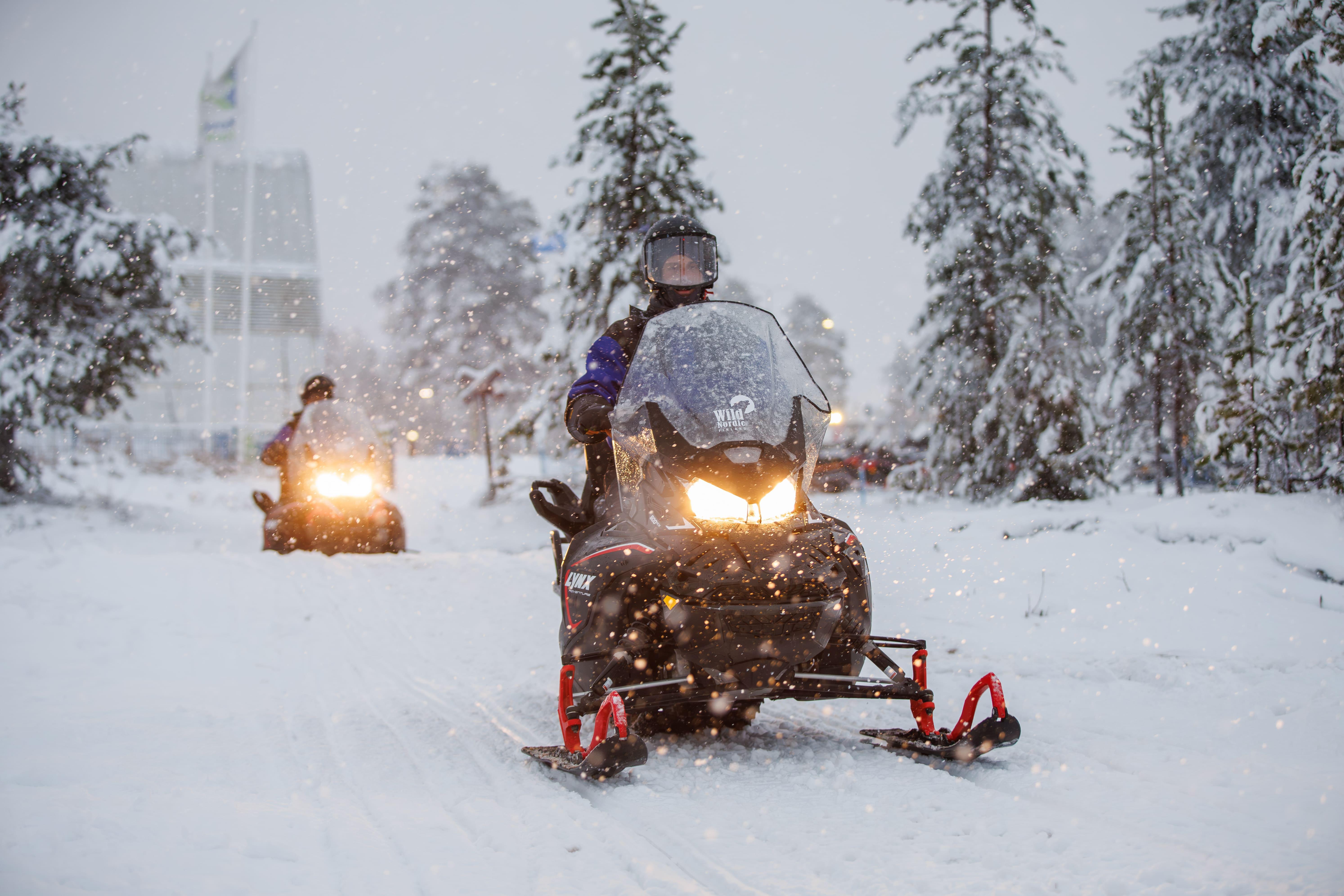 Rovaniemi Arctic Forest Snowmobile Safari