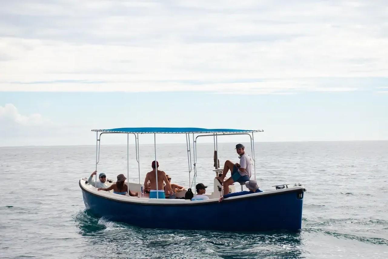 Floating Taco Bar & Honeymoon Beach Boat Adventure