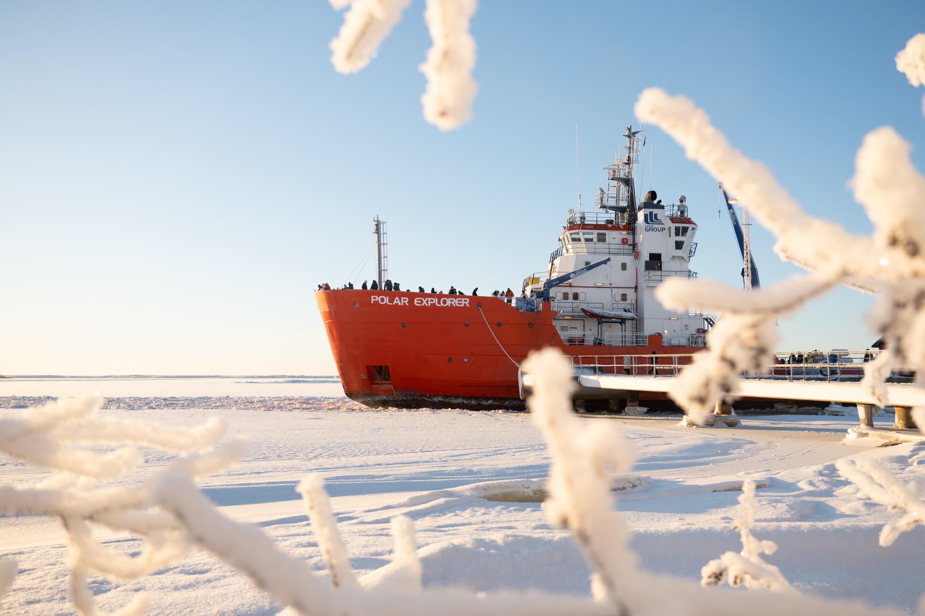 Arctic Icebreaker Cruise: Float & Walk on Frozen Sea
